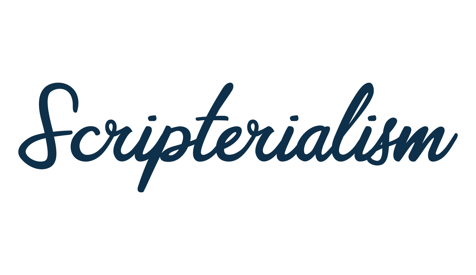 Scripterialism, script handwritten fancy decorative calligraphy font preview