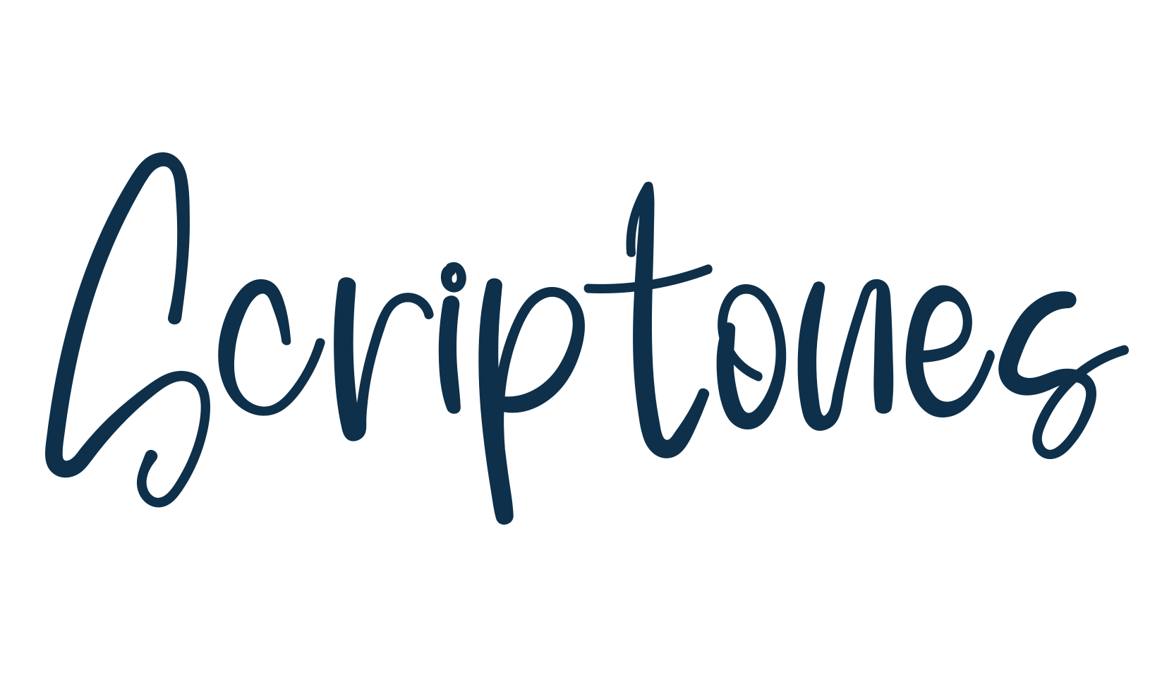 Scriptones, handwriting font preview