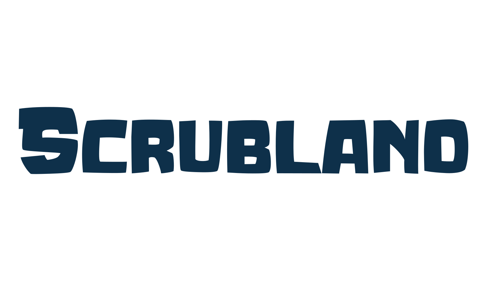 Scrubland, fancy cartoon decorative font preview