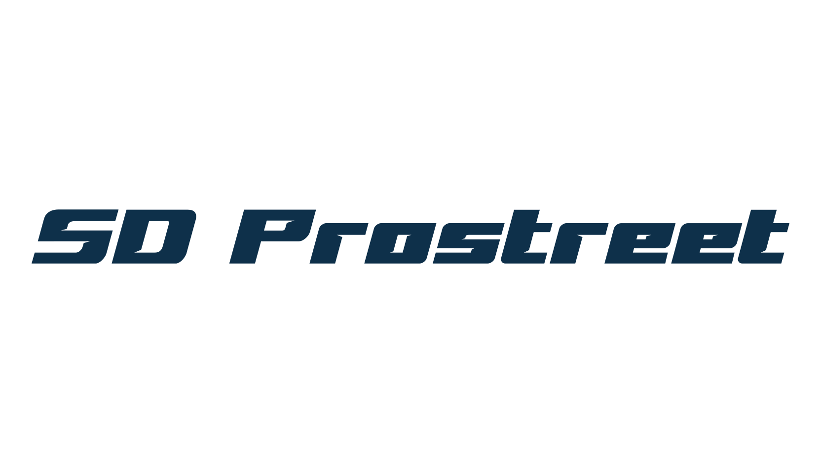 SD Prostreet, sci-fi font preview