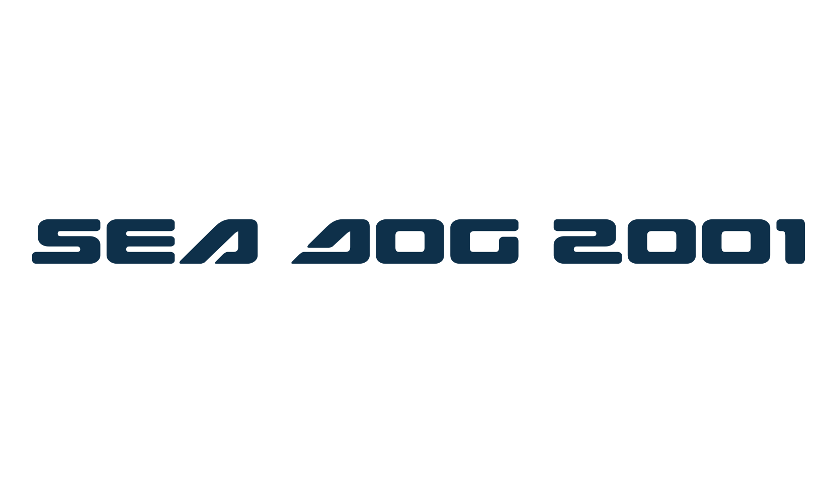 Sea Dog 2001, techno sci-fi font preview