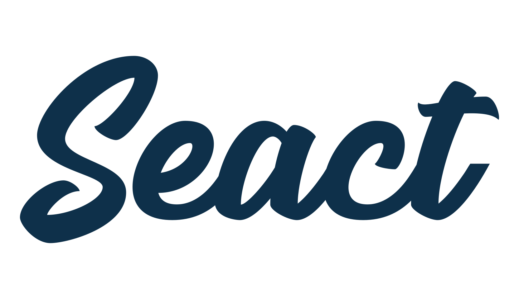 Seact, brush font preview
