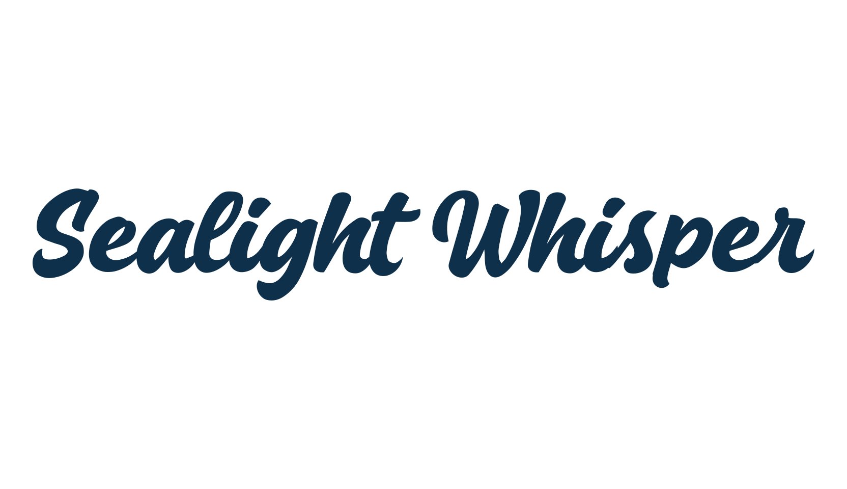 Sealight Whisper, fancy various decorative script calligraphy font preview