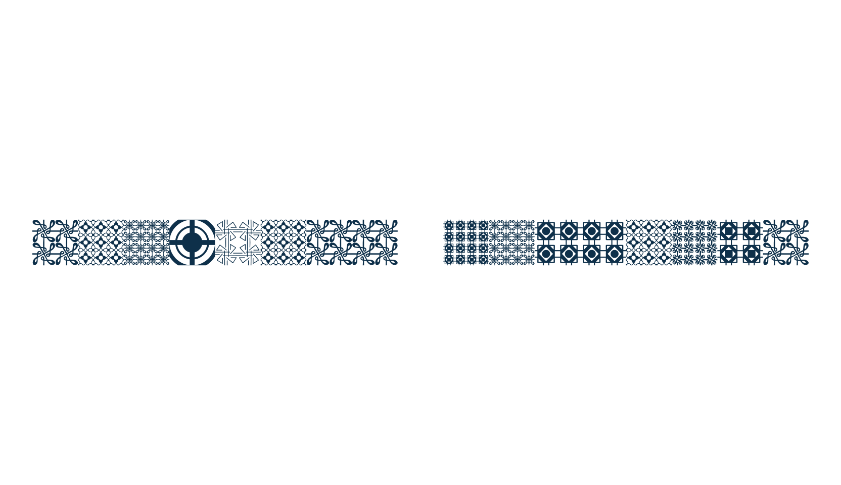 Seamless Patterns, fancy decorative font preview