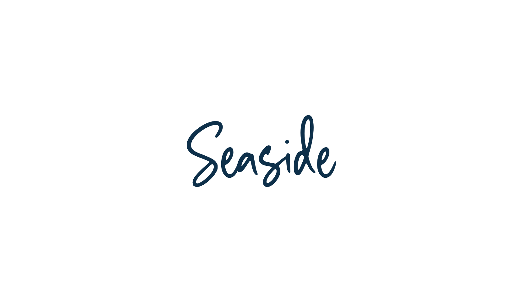 Seaside, script handwritten fancy decorative calligraphy font preview