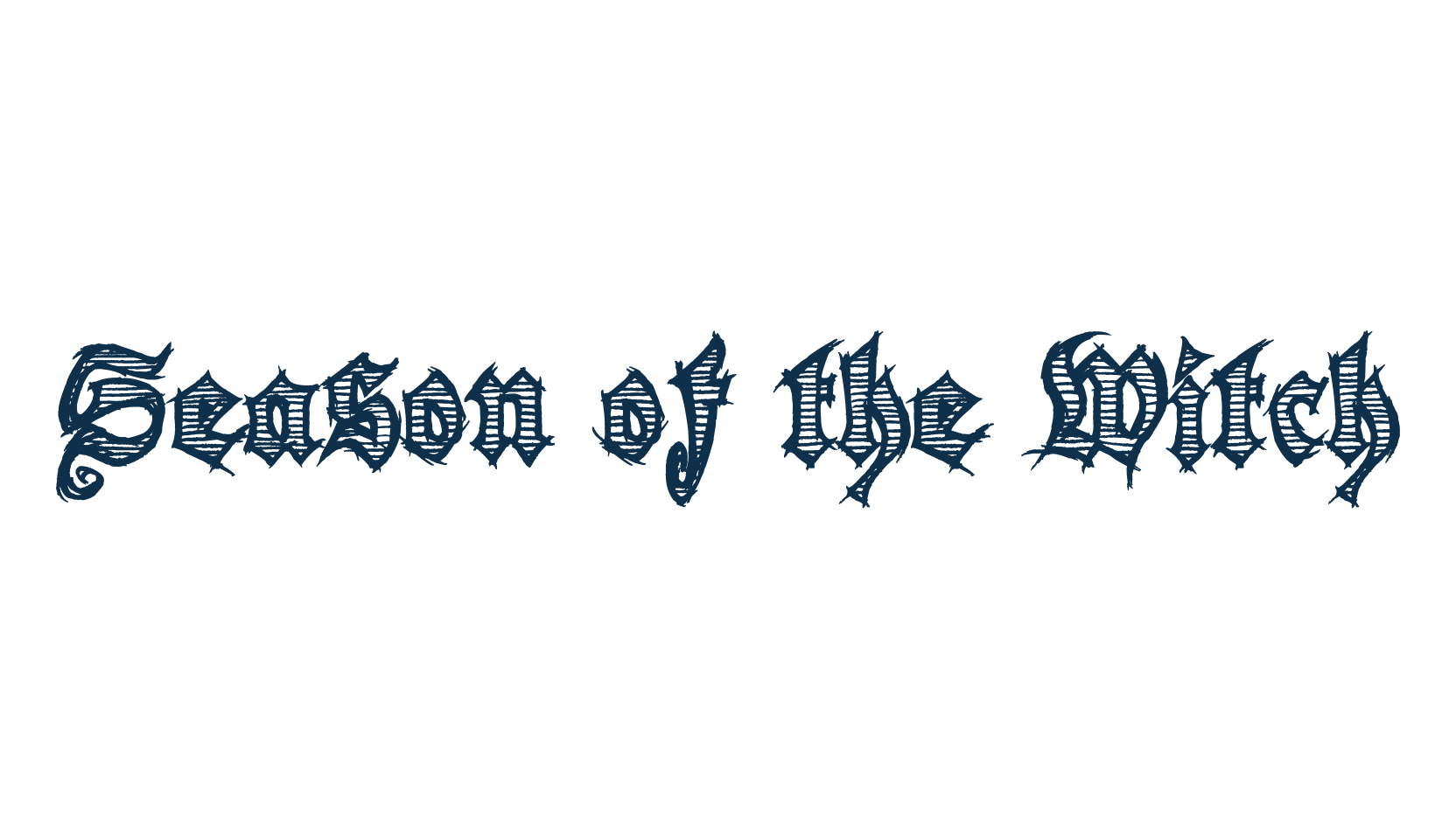 Season of the Witch, various font preview