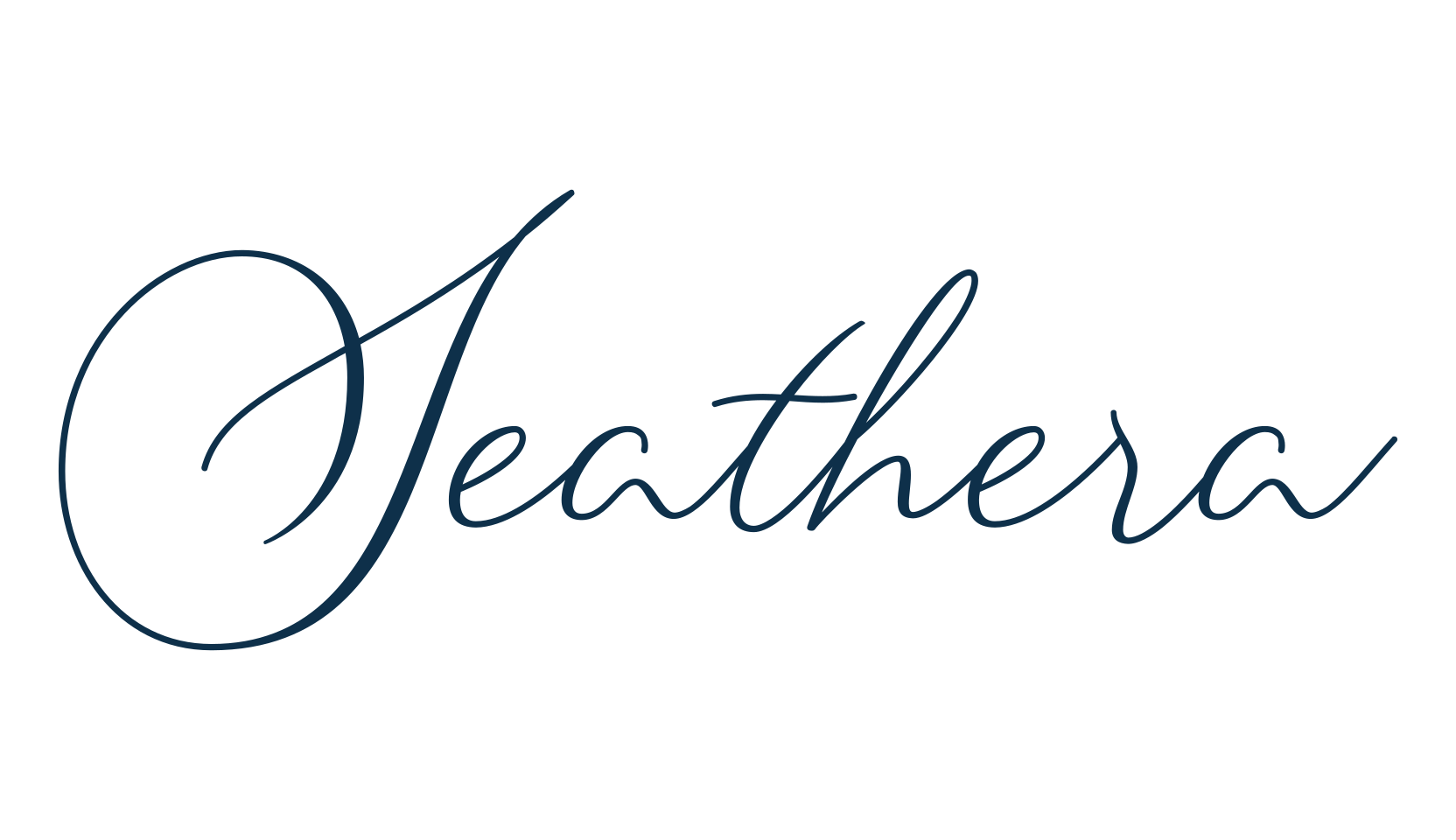 Seathera, script calligraphy fancy decorative font preview