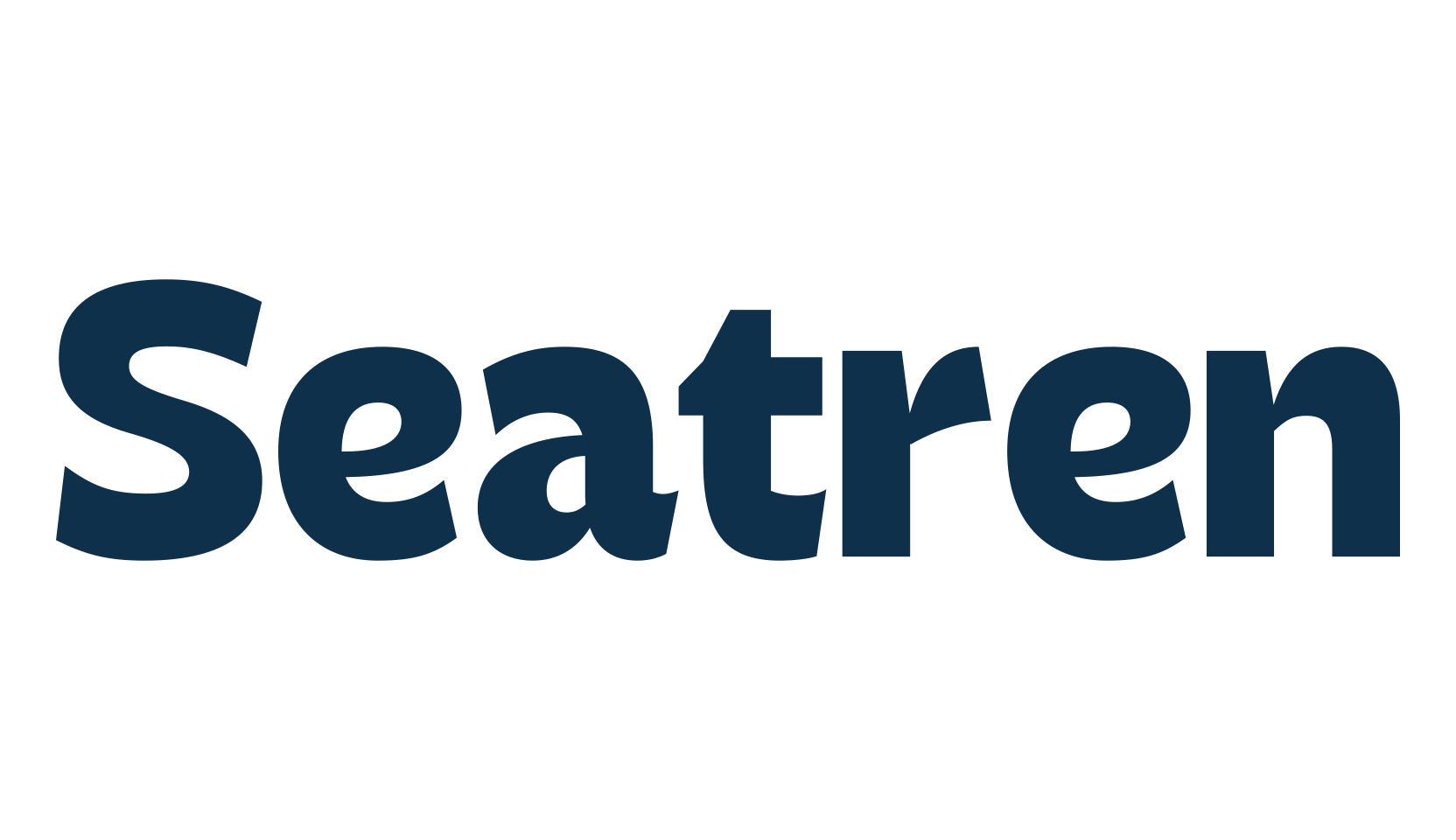 Seatren, basic sans serif font preview