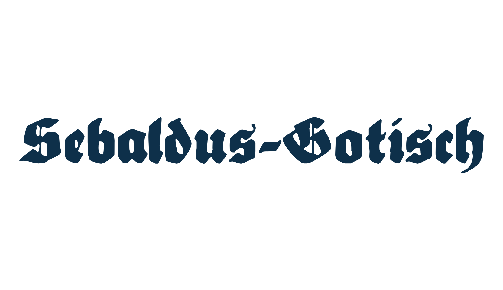Sebaldus-Gotisch, gothic medieval font preview