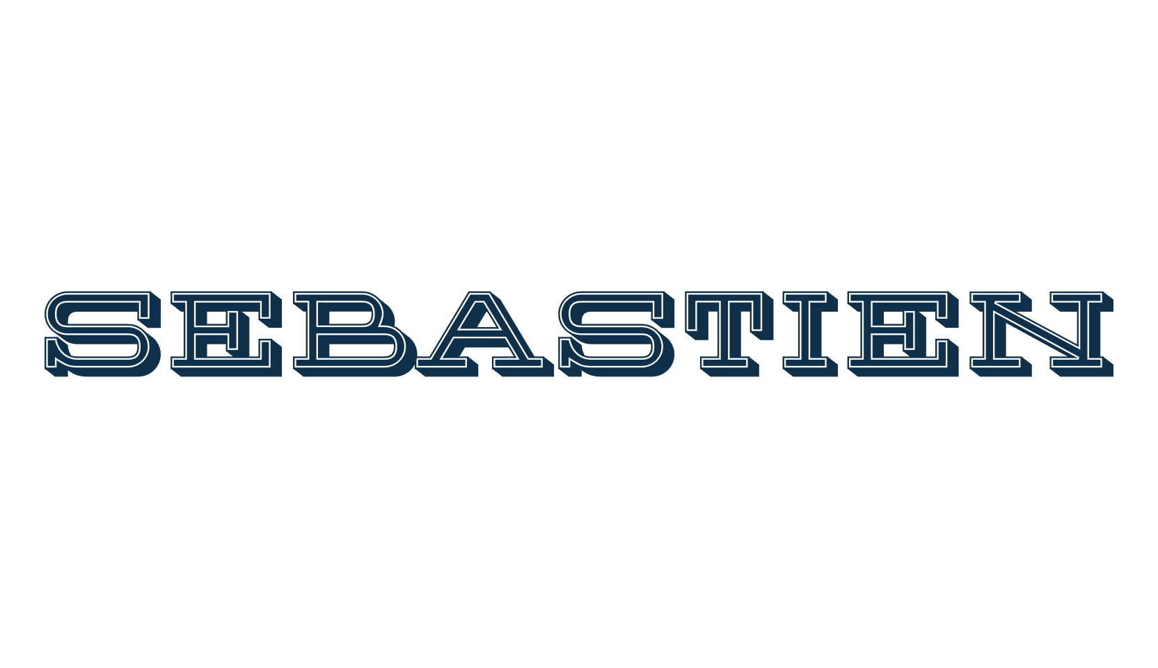 Sebastien, fancy retro decorative font preview