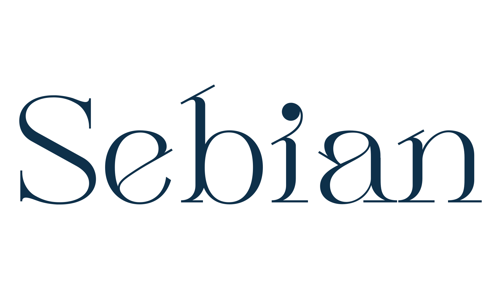 Sebian, serif font preview