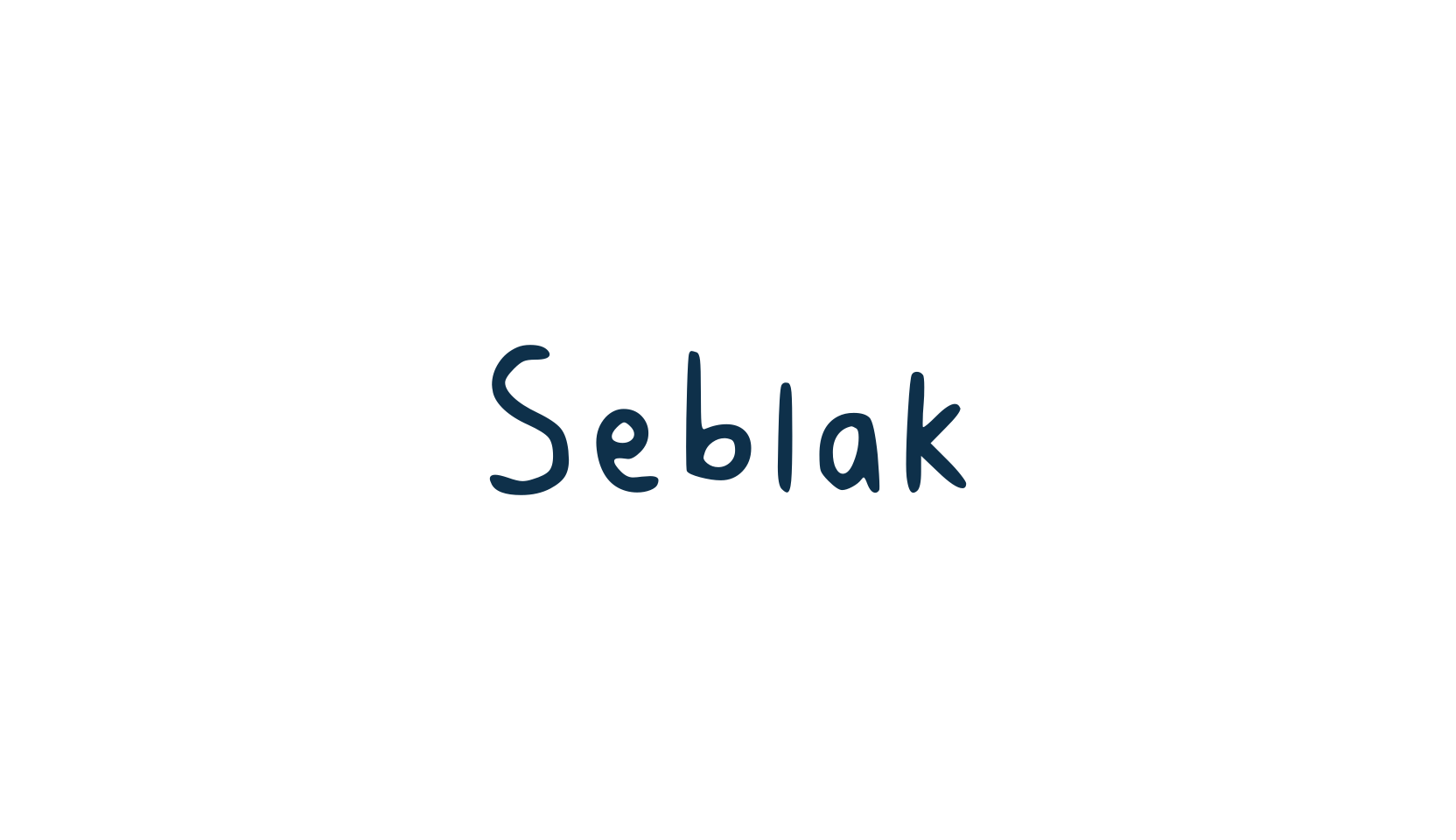 Seblak, script handwritten fancy decorative calligraphy font preview
