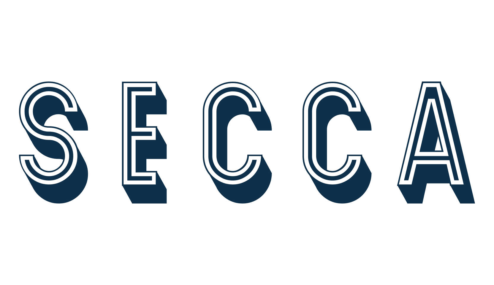 Secca, retro font preview