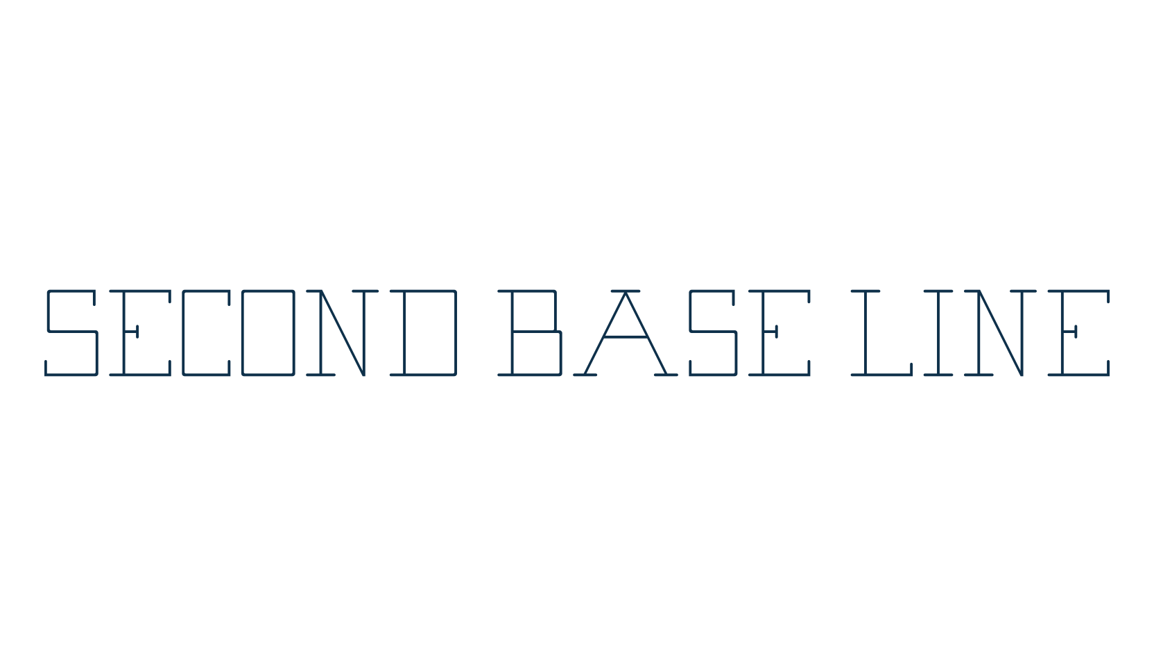Second Base Line, basic serif font preview