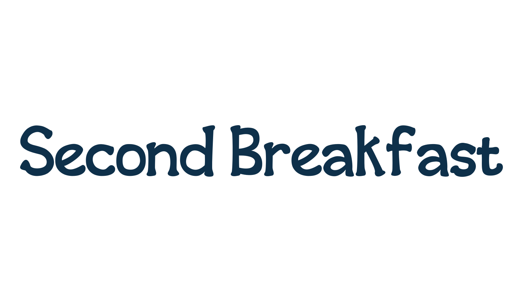 Second Breakfast, fancy various decorative font preview