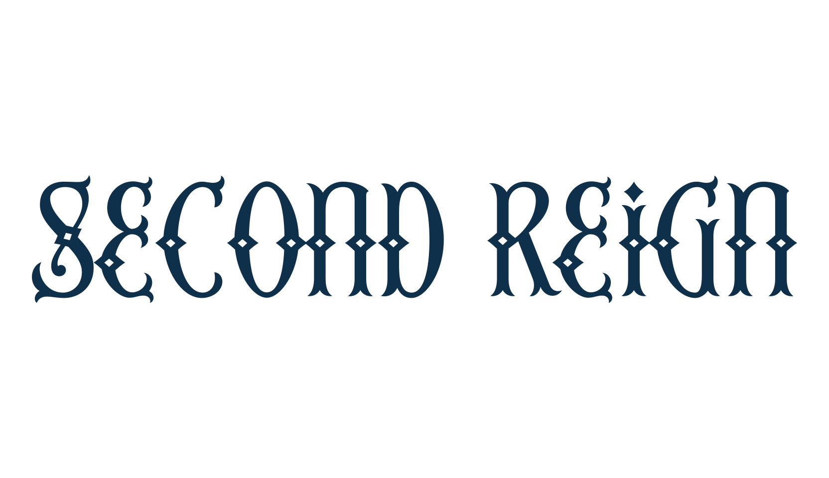 Second Reign, various font preview