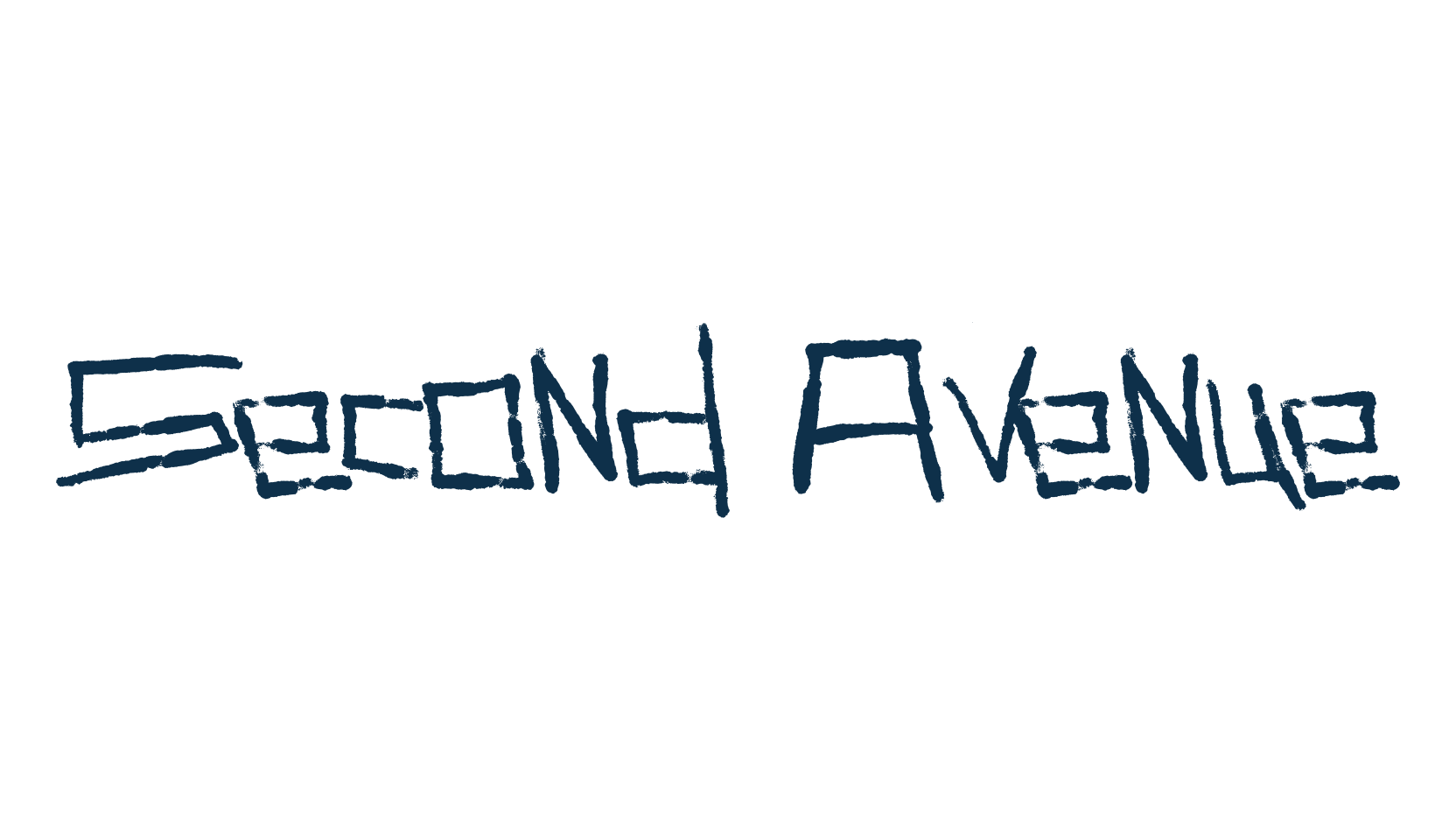Second Avenue, fancy decorative font preview