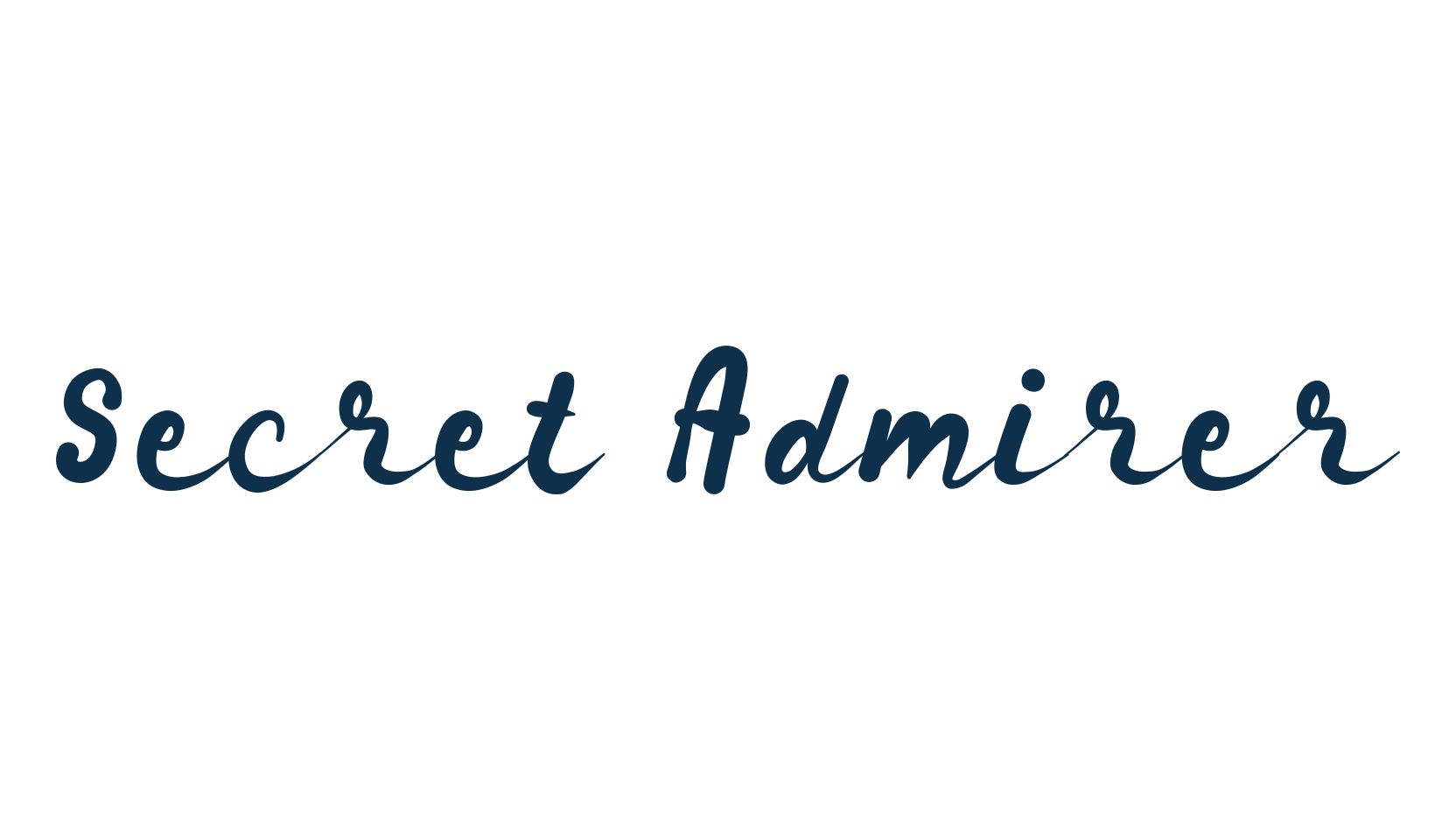 Secret Admirer (secret-admirer), fancy decorative font preview