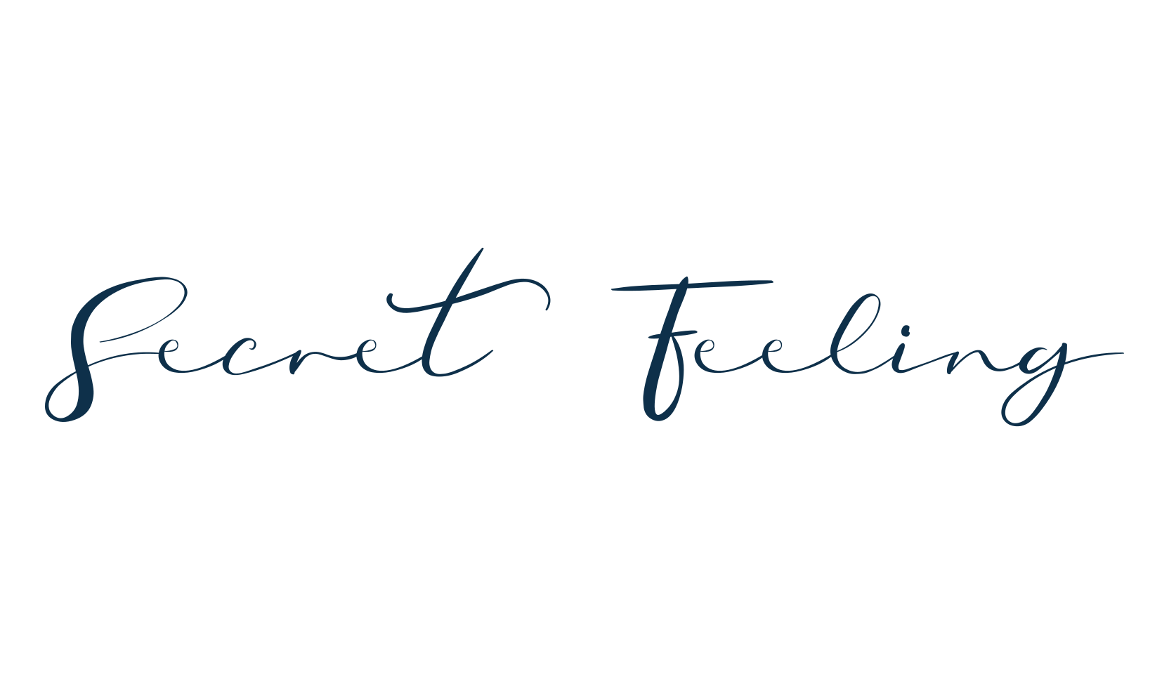 Secret Feeling, handwriting font preview