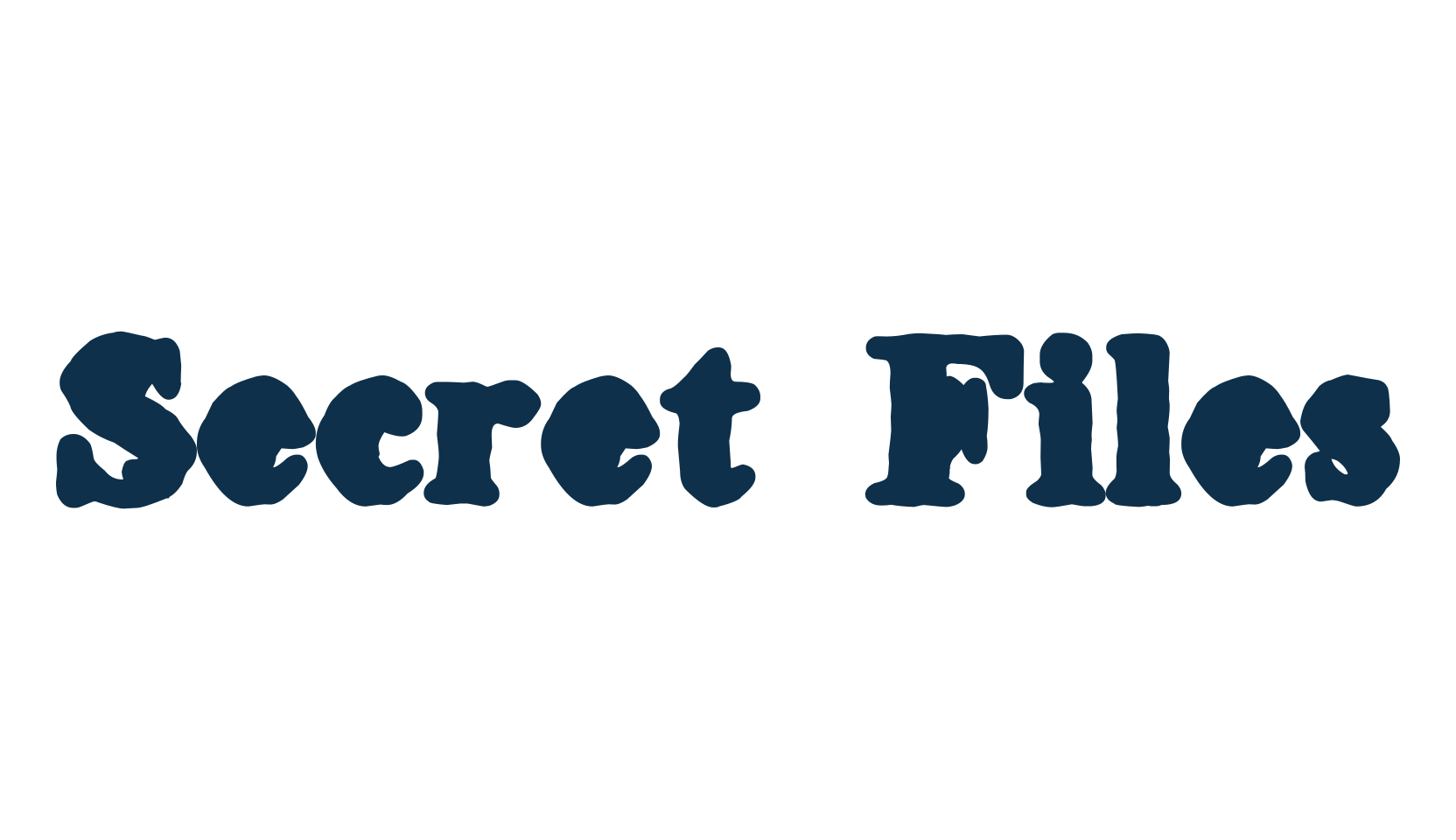 Secret Files (secret-files-2), fancy eroded decorative font preview