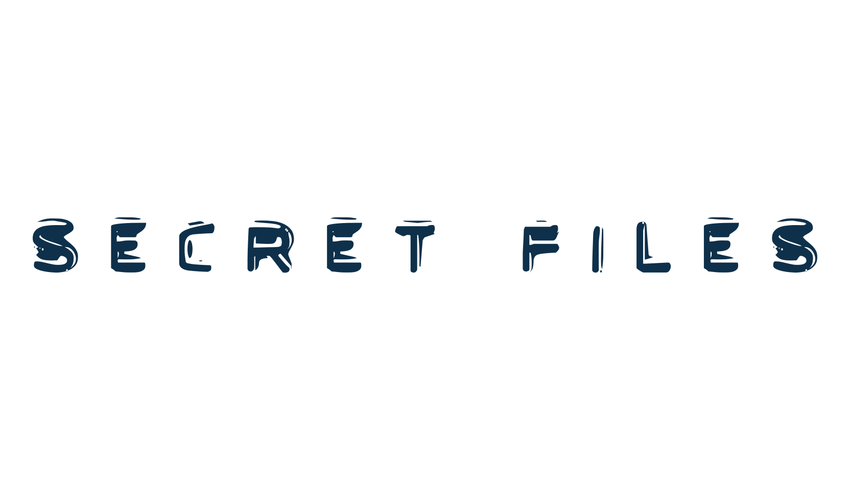 Secret Files, fancy decorative font preview