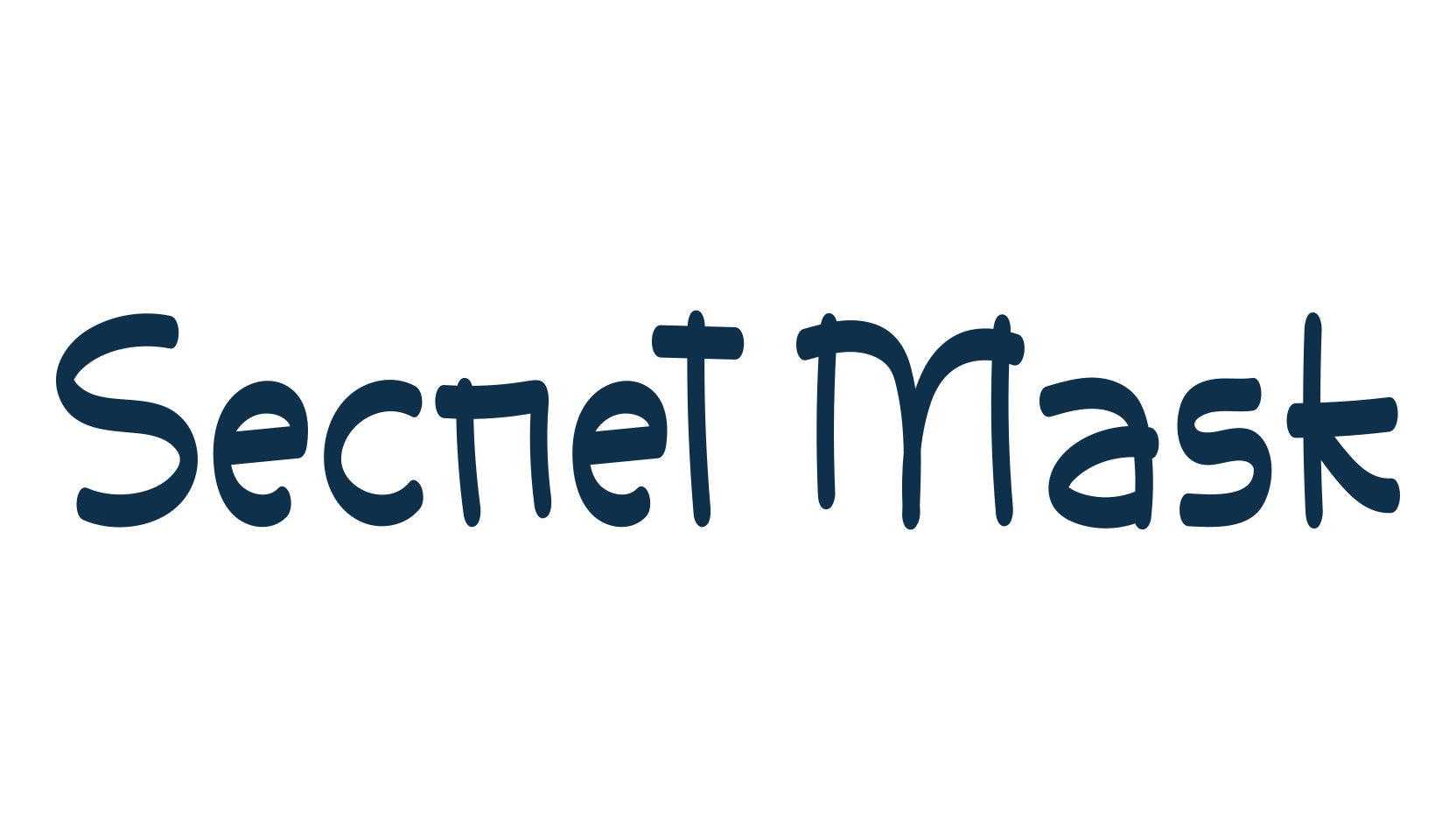 Secret Mask, various font preview