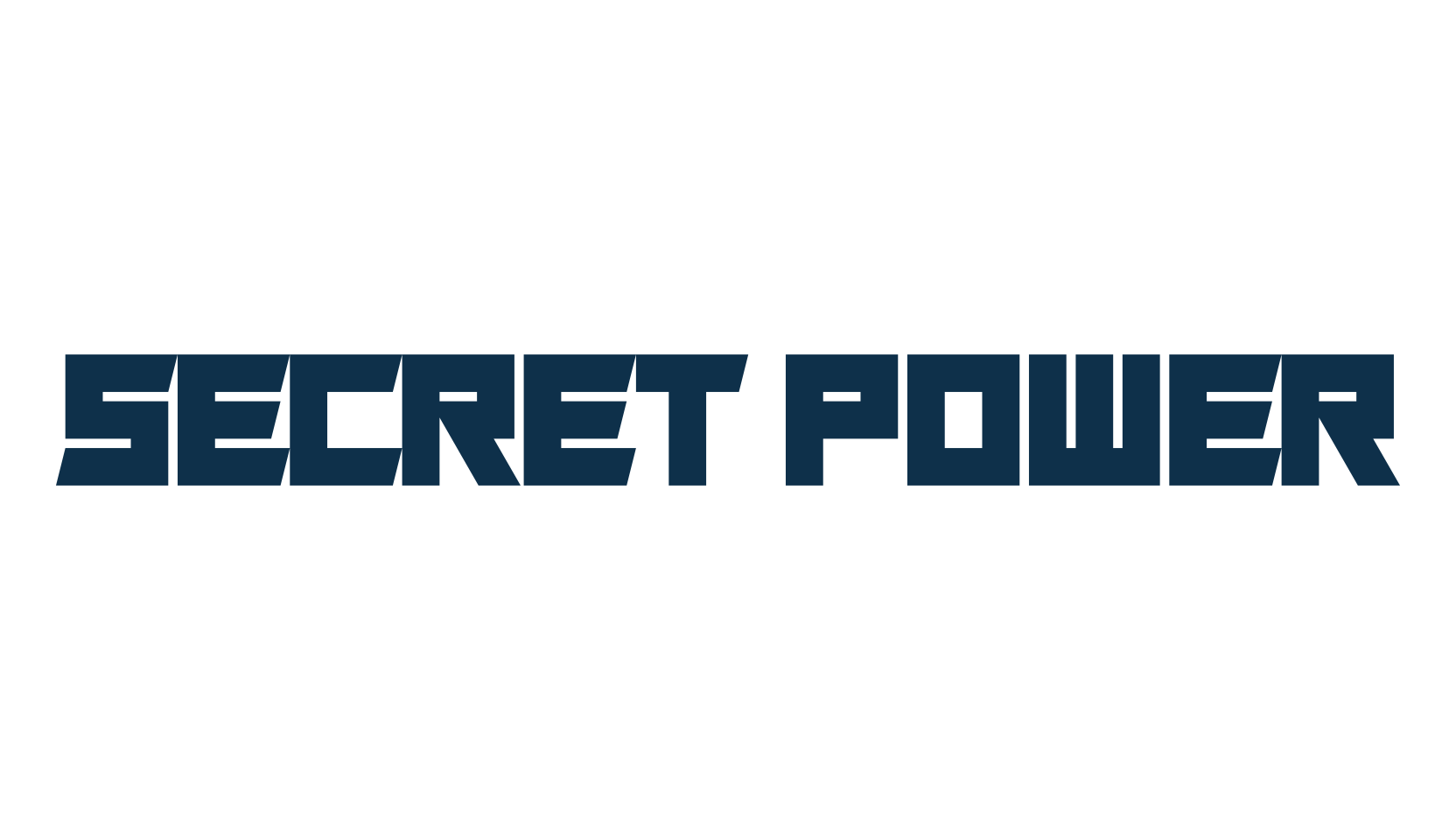 Secret Power, techno square sci-fi font preview