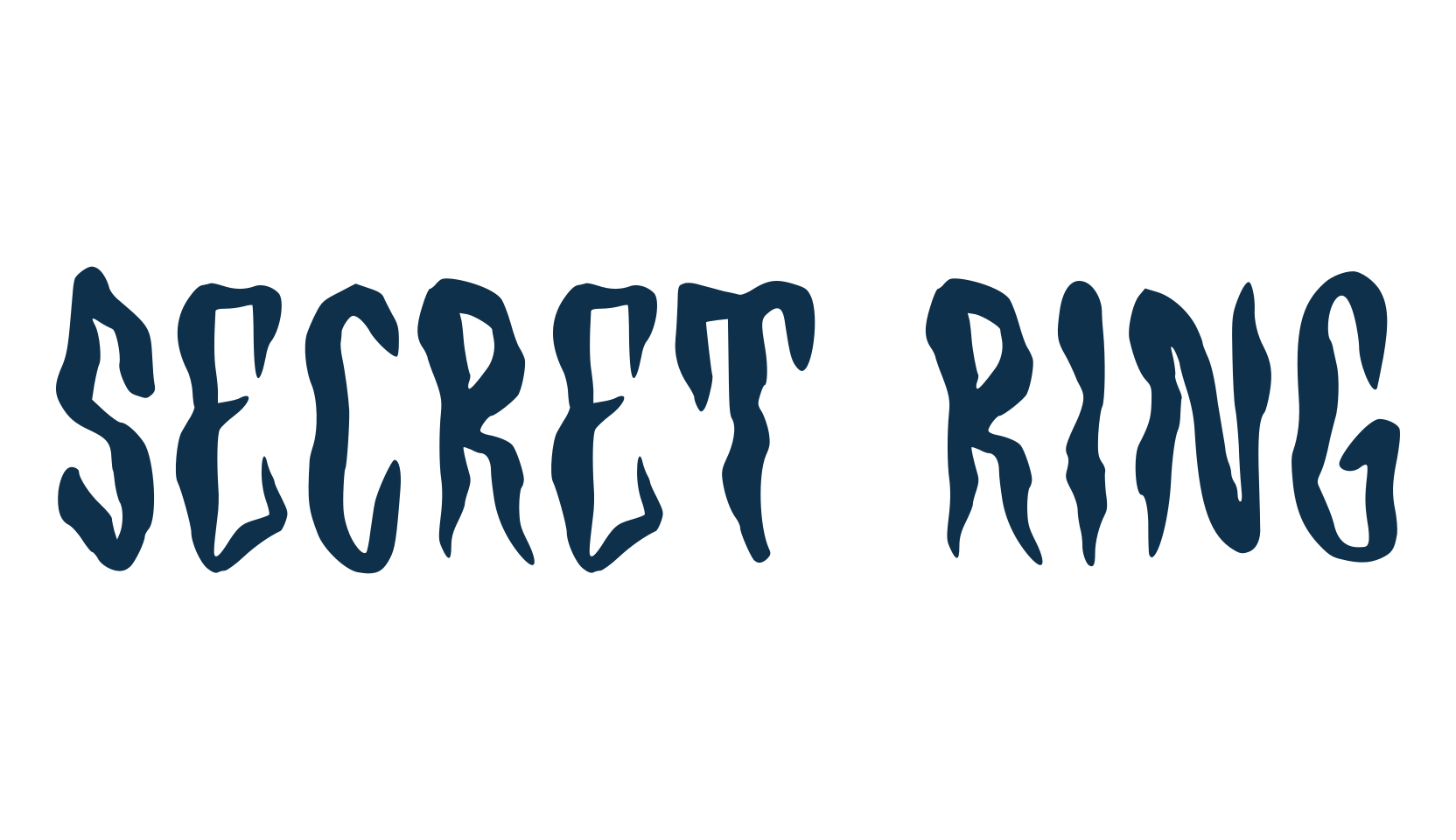 Secret Ring, display market font preview