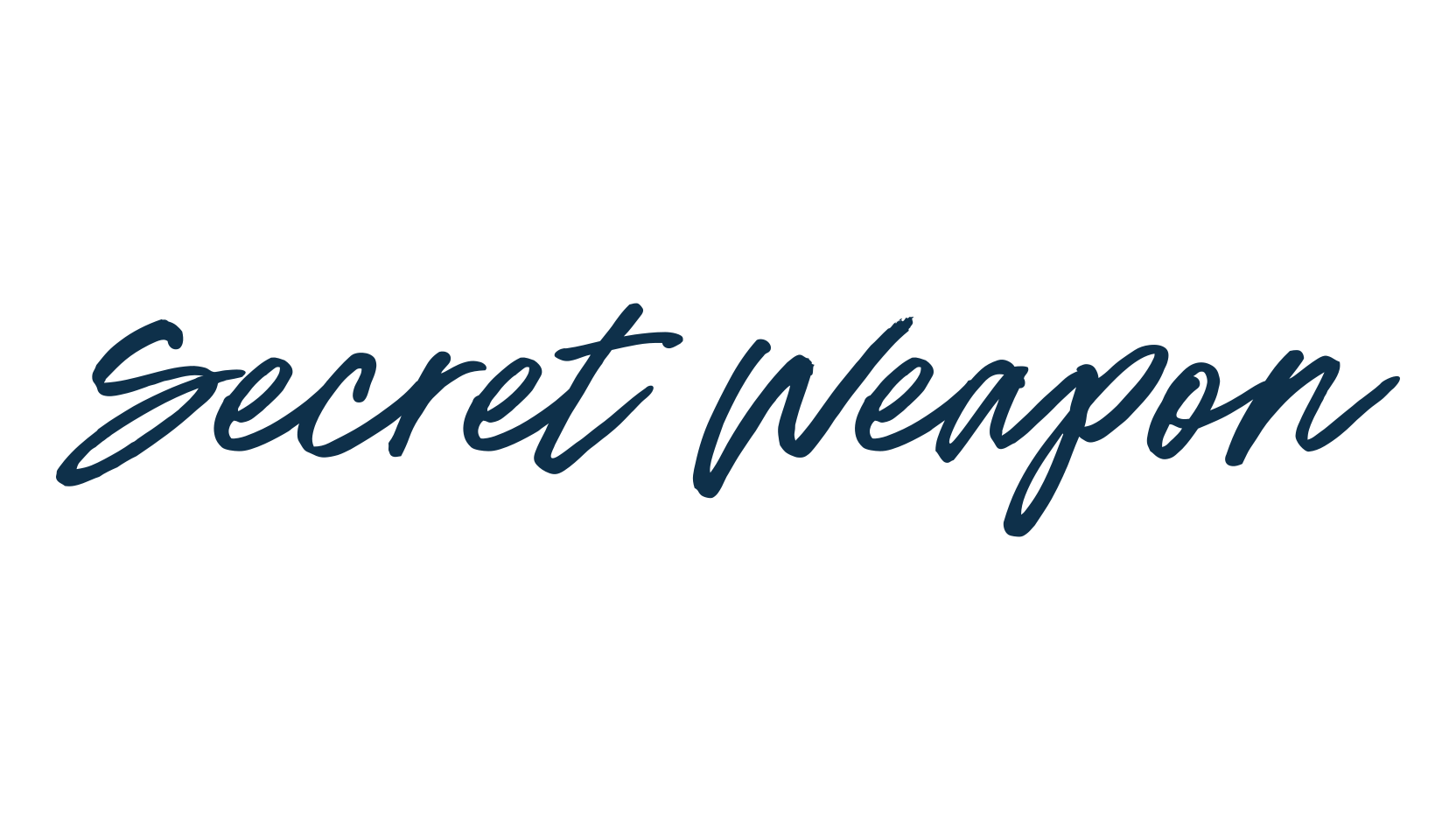 Secret Weapon, handwriting font preview