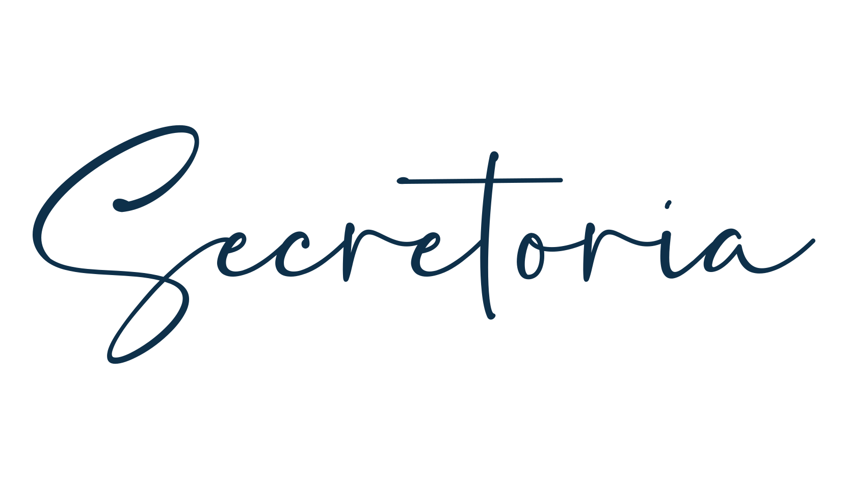 Secretoria, handwriting font preview