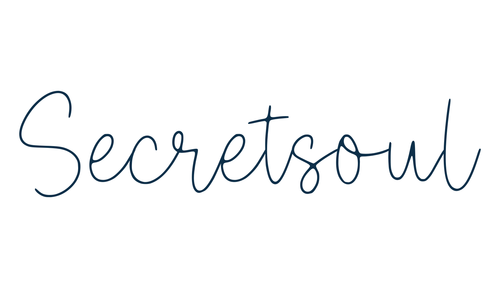Secretsoul, handwriting font preview