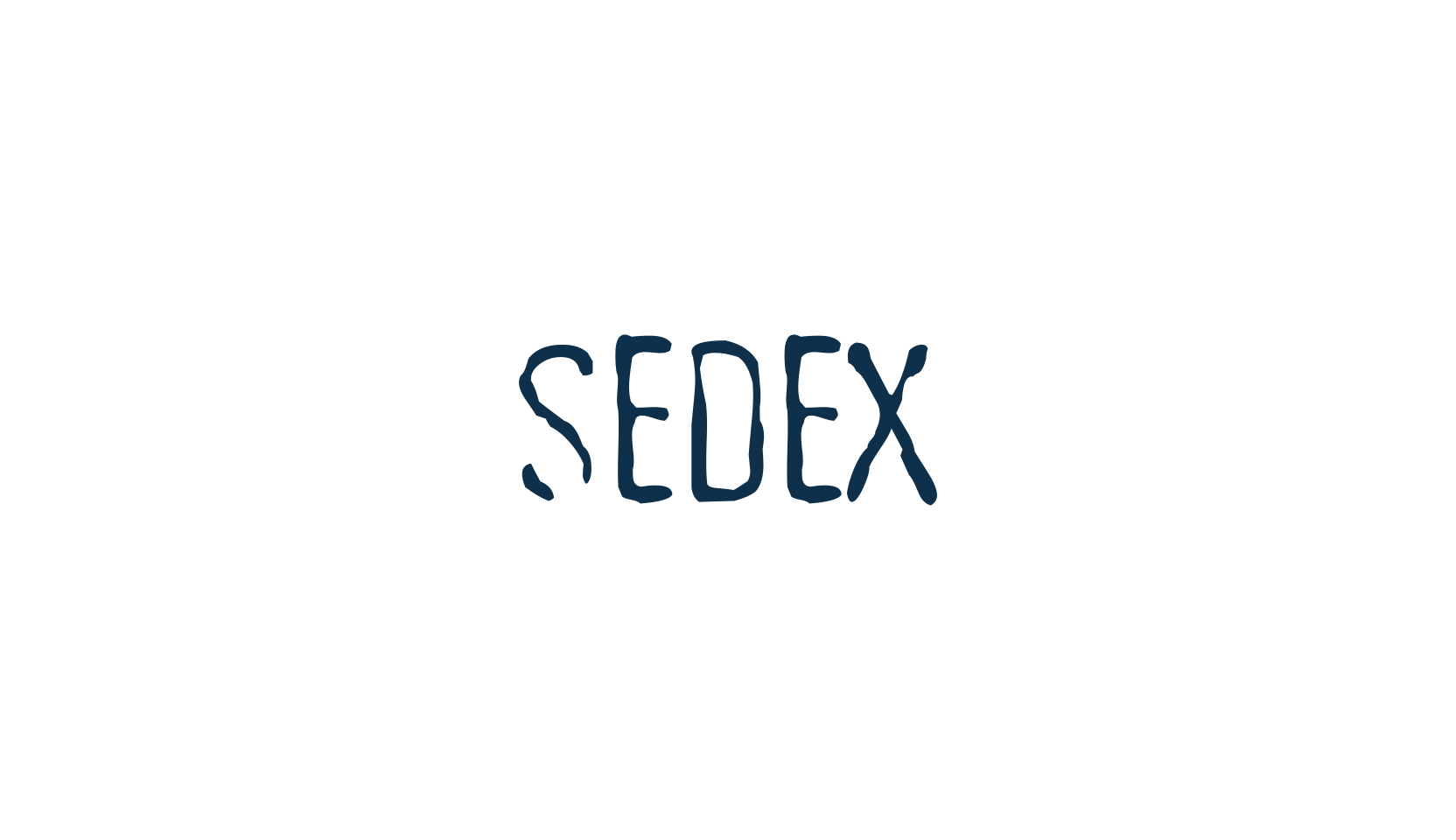 Sedex, eroded font preview