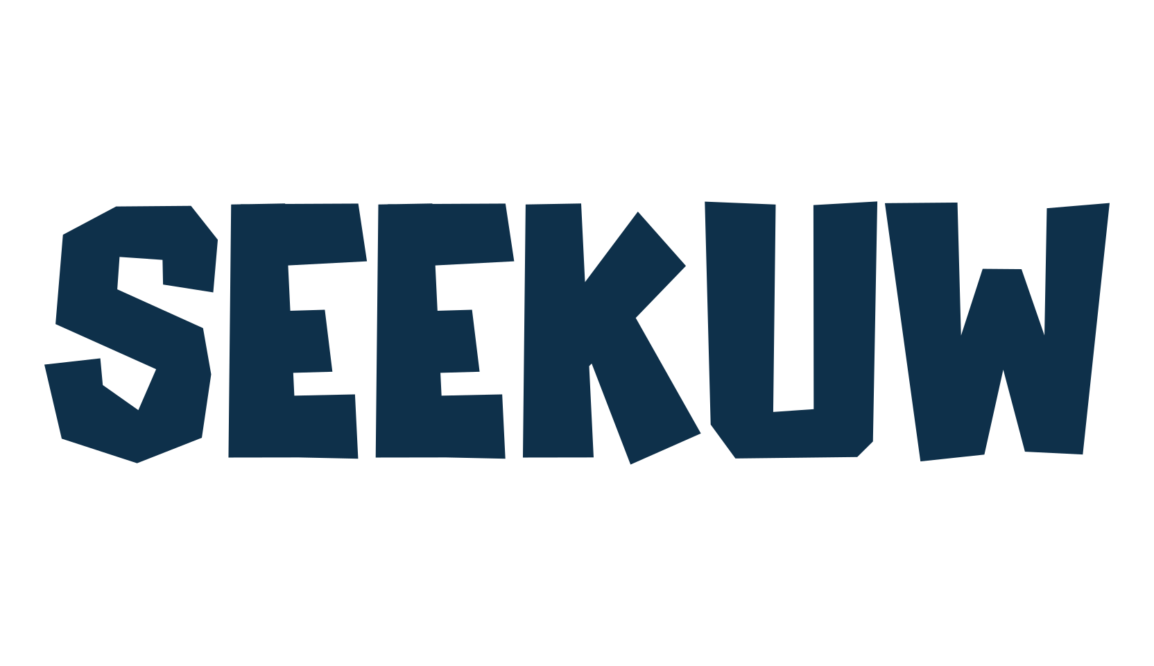 Seekuw, cartoon font preview
