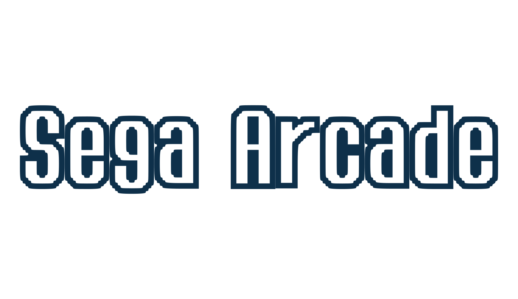 Sega Arcade, lcd font preview