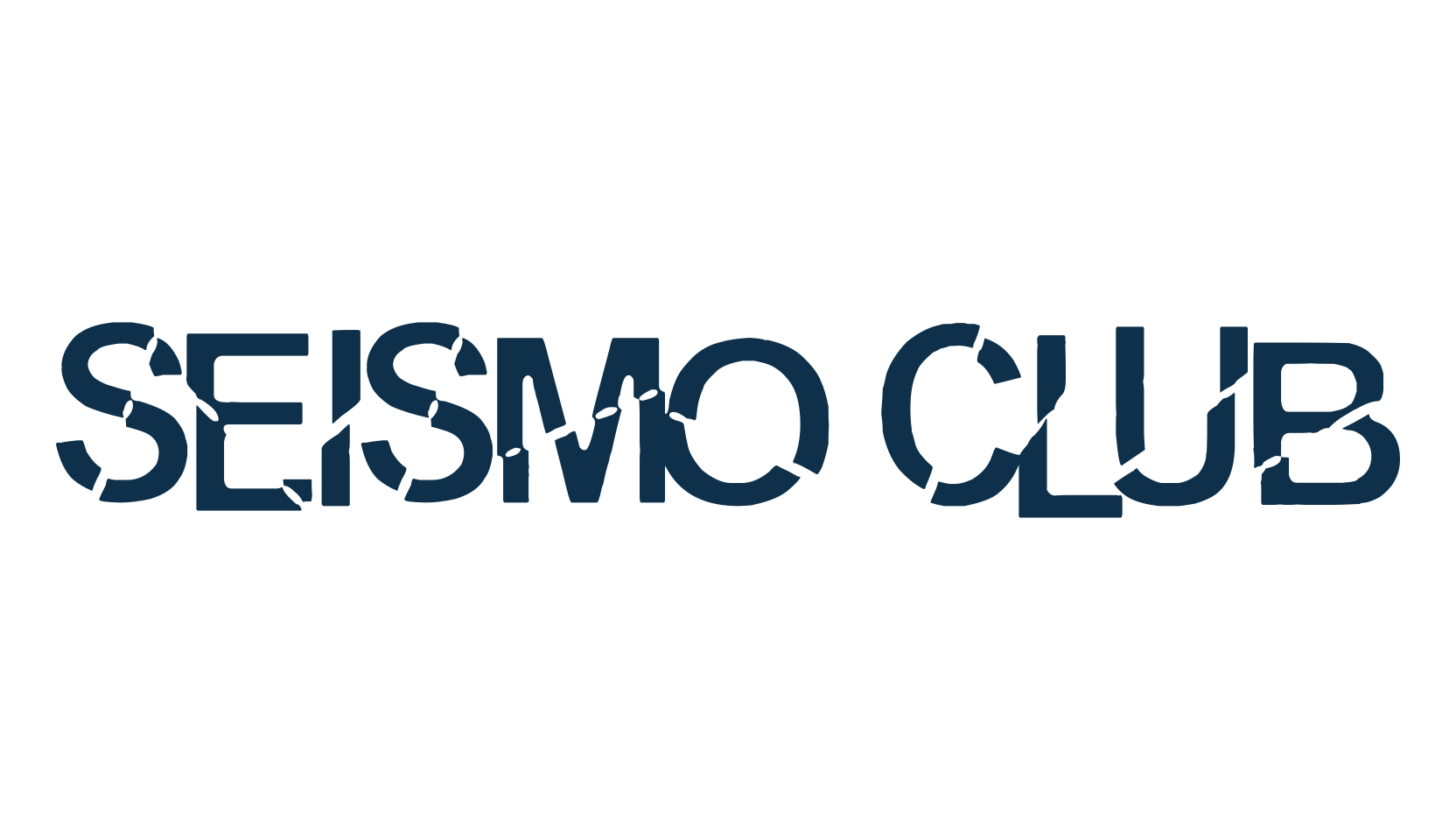 Seismo Club, fancy distorted decorative font preview