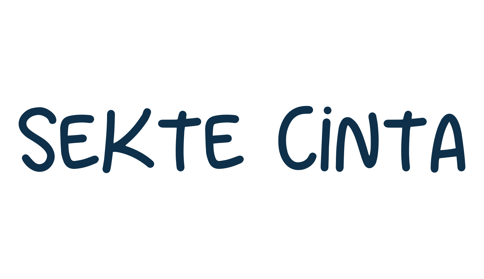 Sekte Cinta, fancy cartoon decorative comic font preview