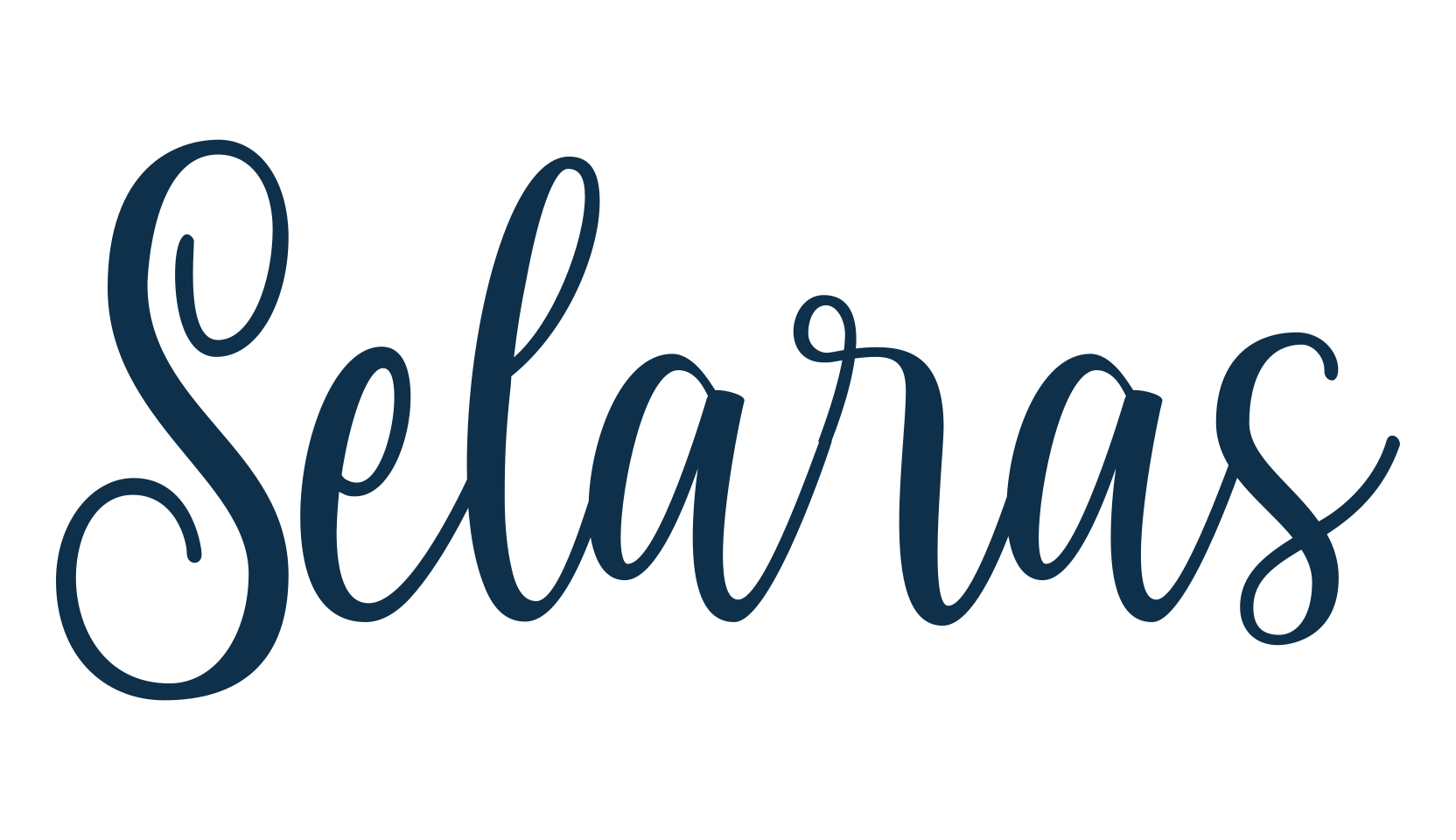 Selaras, calligraphy font preview