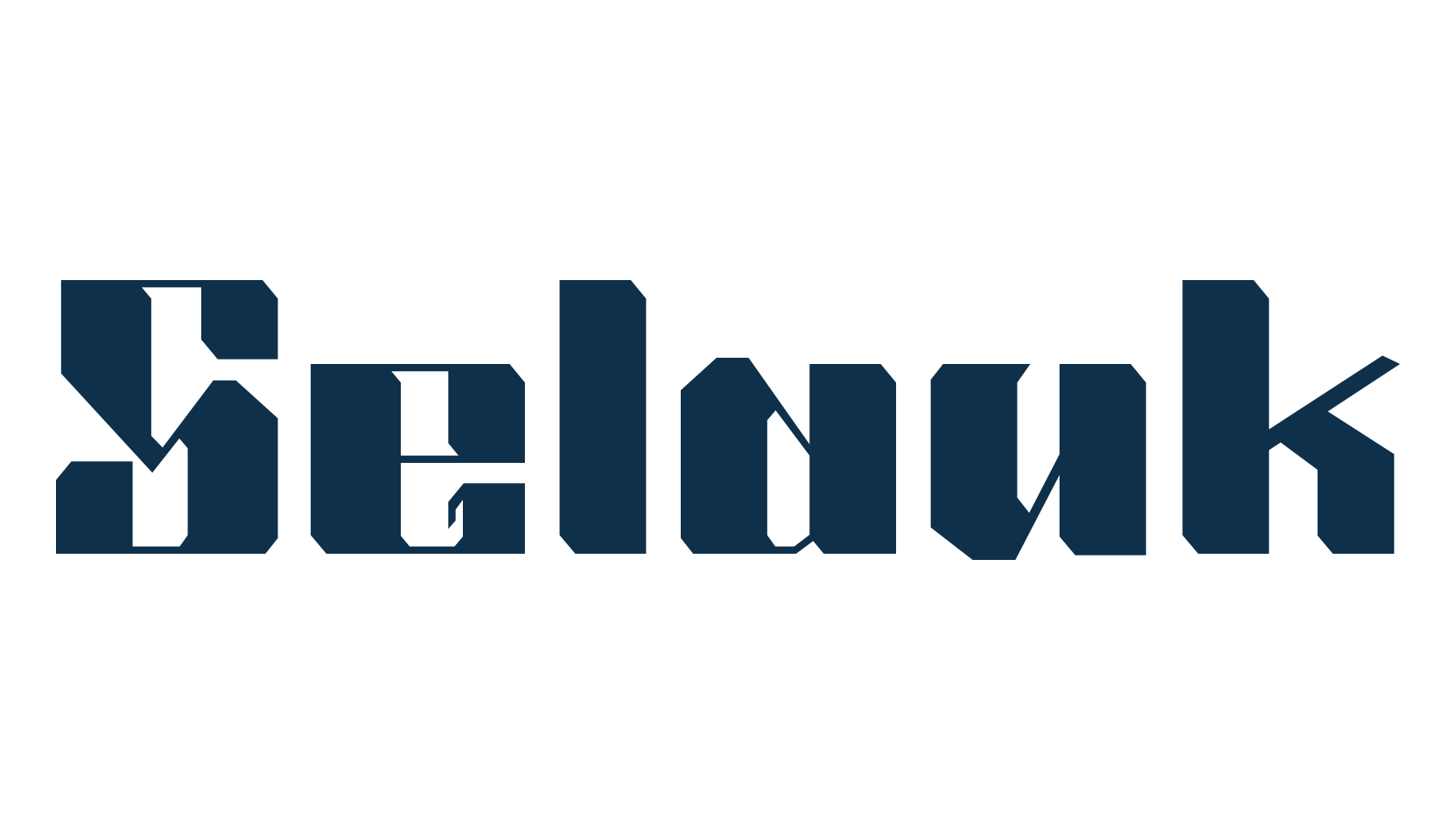 Selauk, techno sci-fi font preview