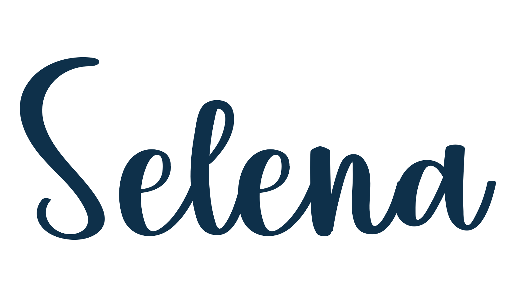 Selena (selena-2), fancy decorative font preview