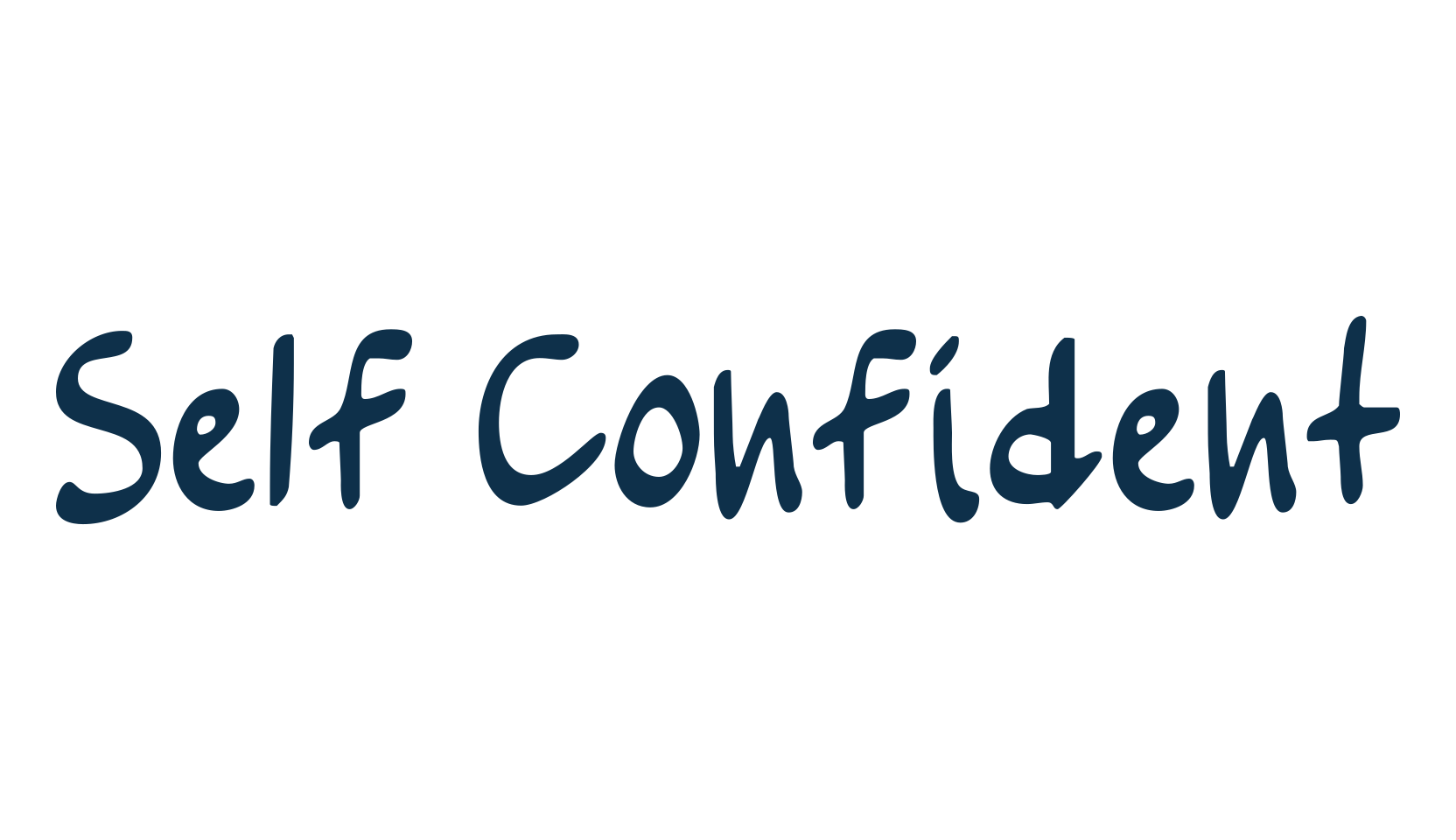 Self Confident, script handwritten fancy decorative calligraphy font preview