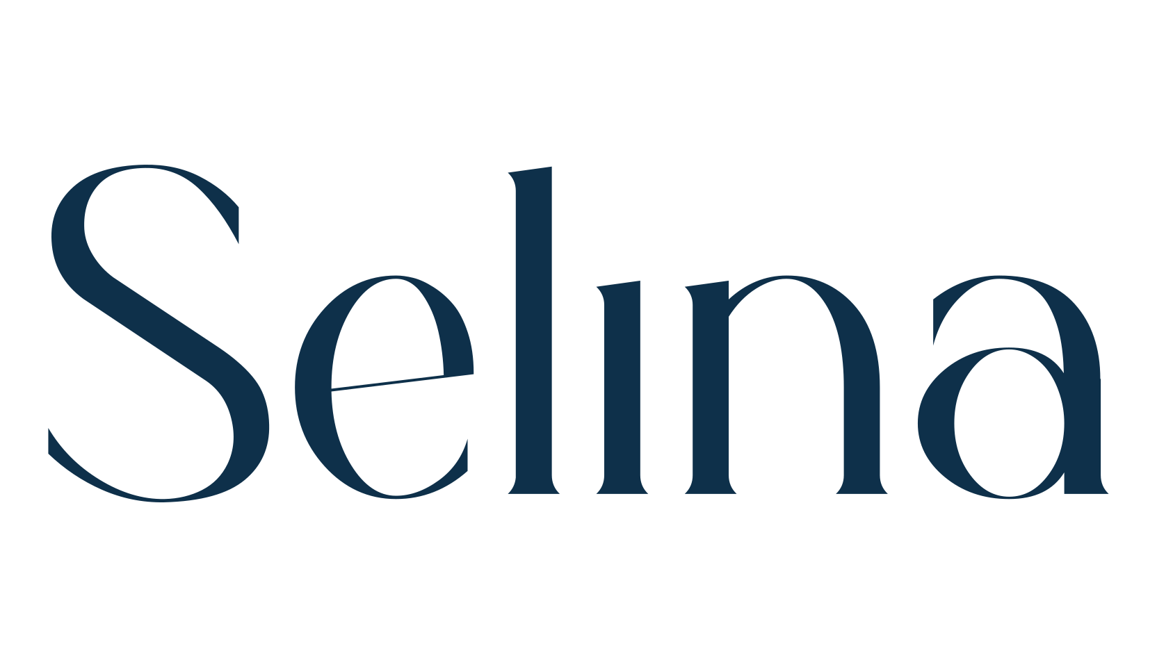 Selina, serif font preview