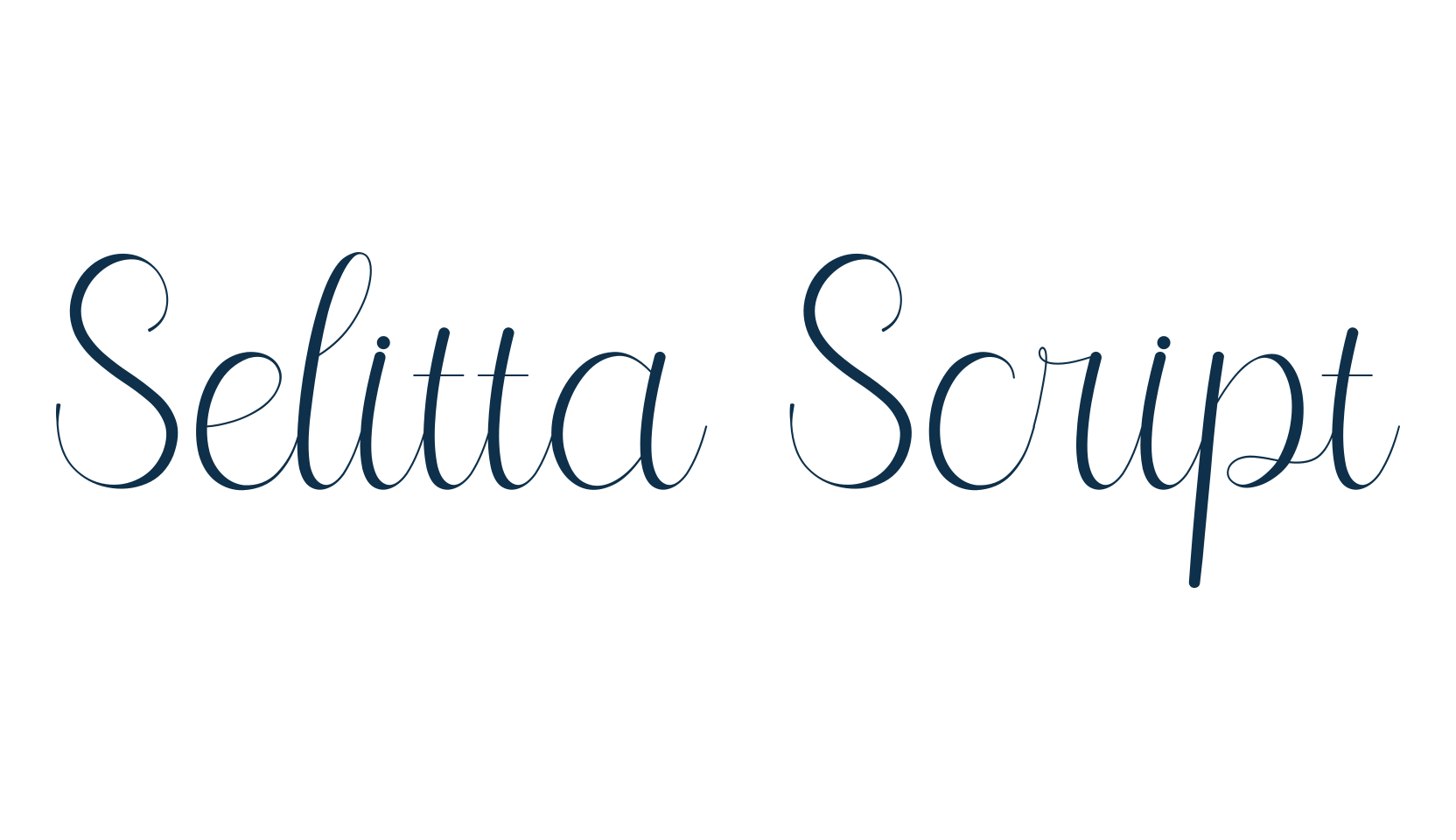 Selitta Script, script calligraphy fancy decorative font preview