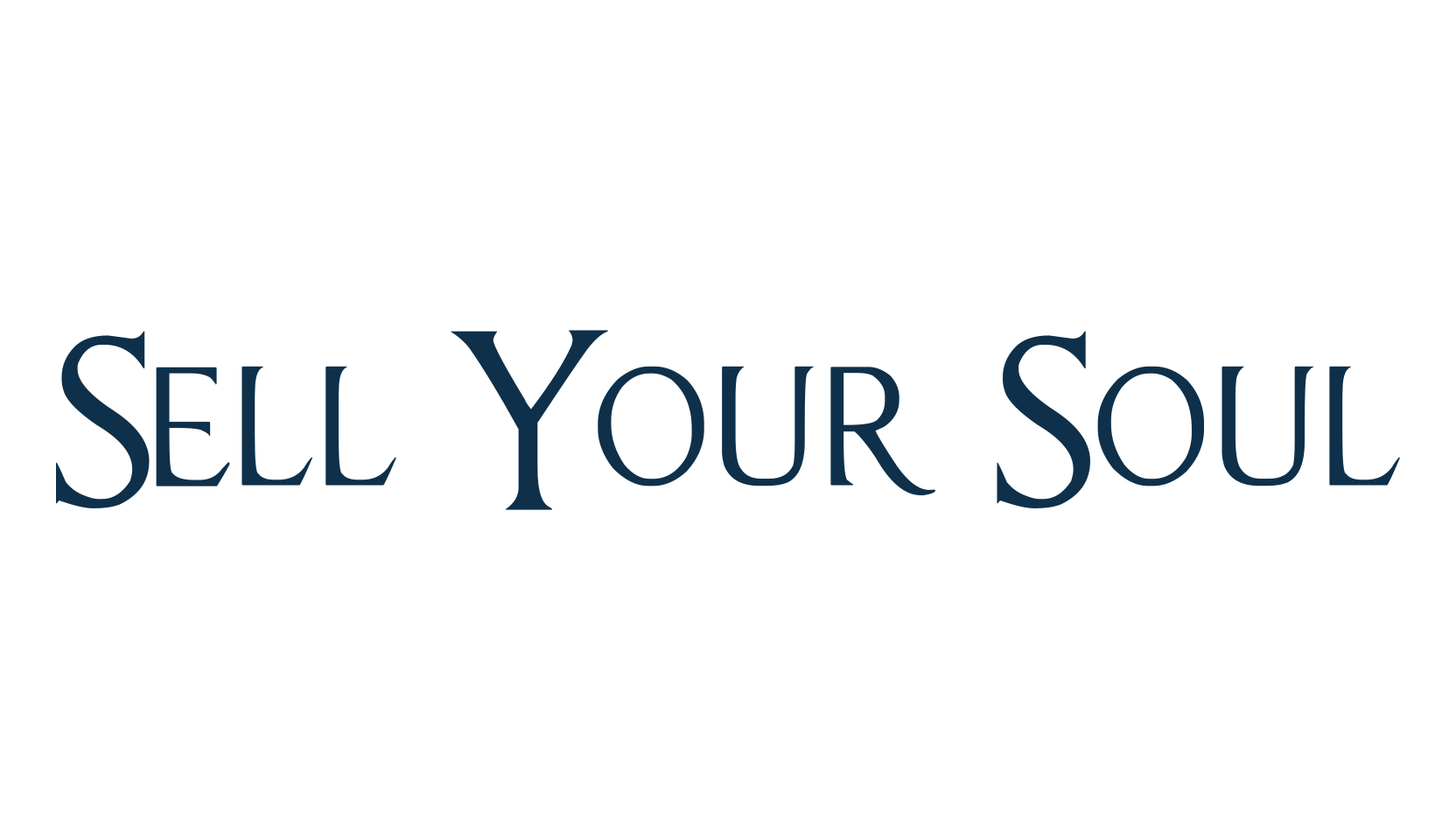 Sell Your Soul, various font preview