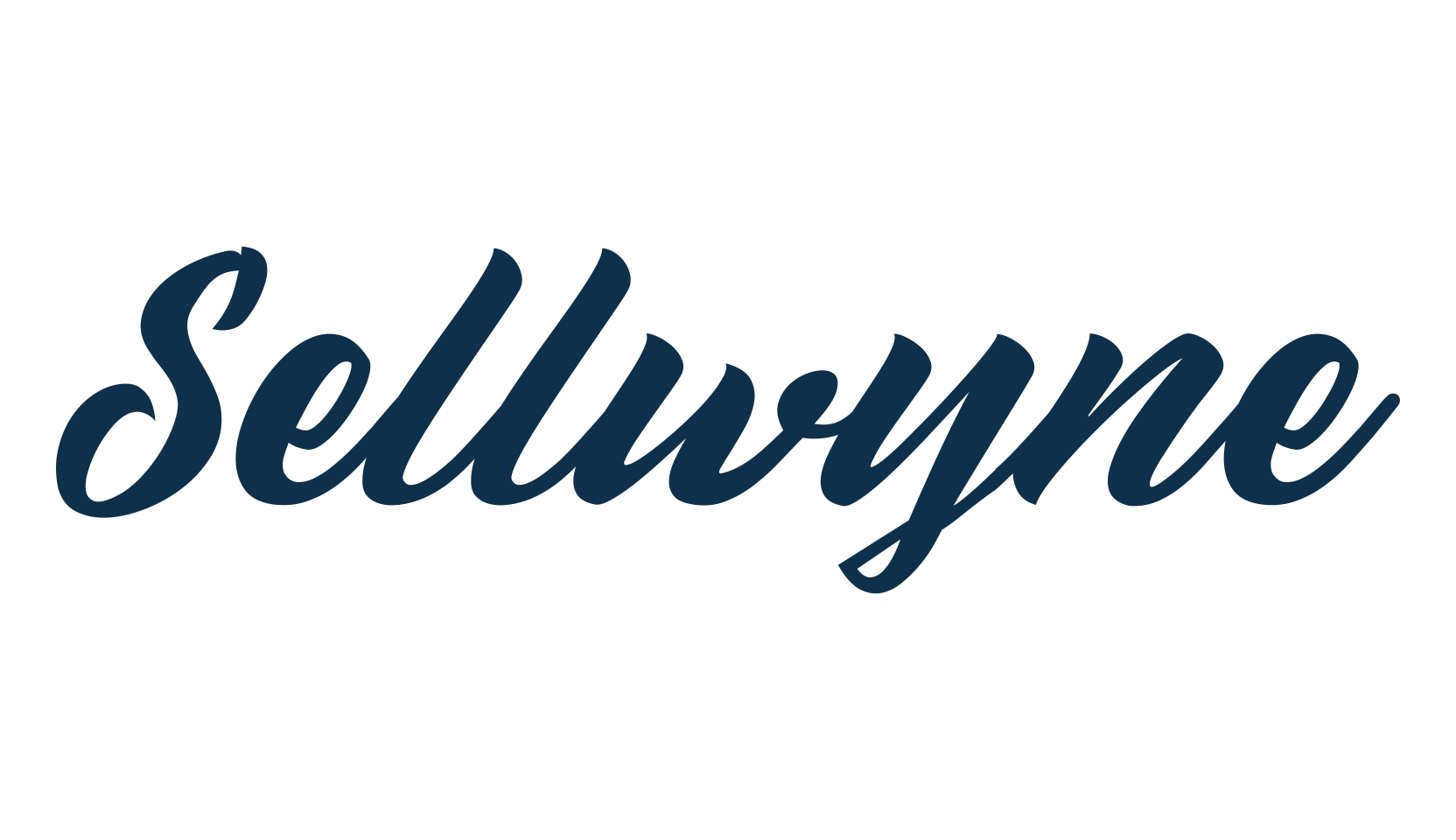 Sellwyne, brush font preview