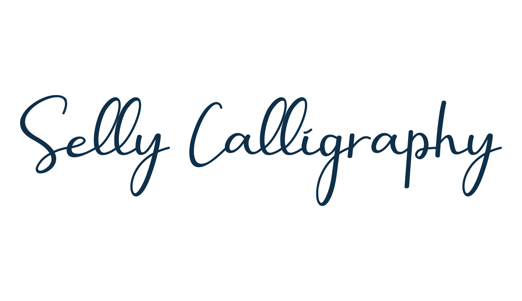 Selly Calligraphy, script calligraphy fancy decorative font preview