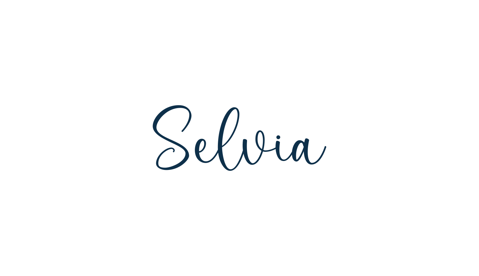 Selvia, script handwritten fancy decorative calligraphy font preview