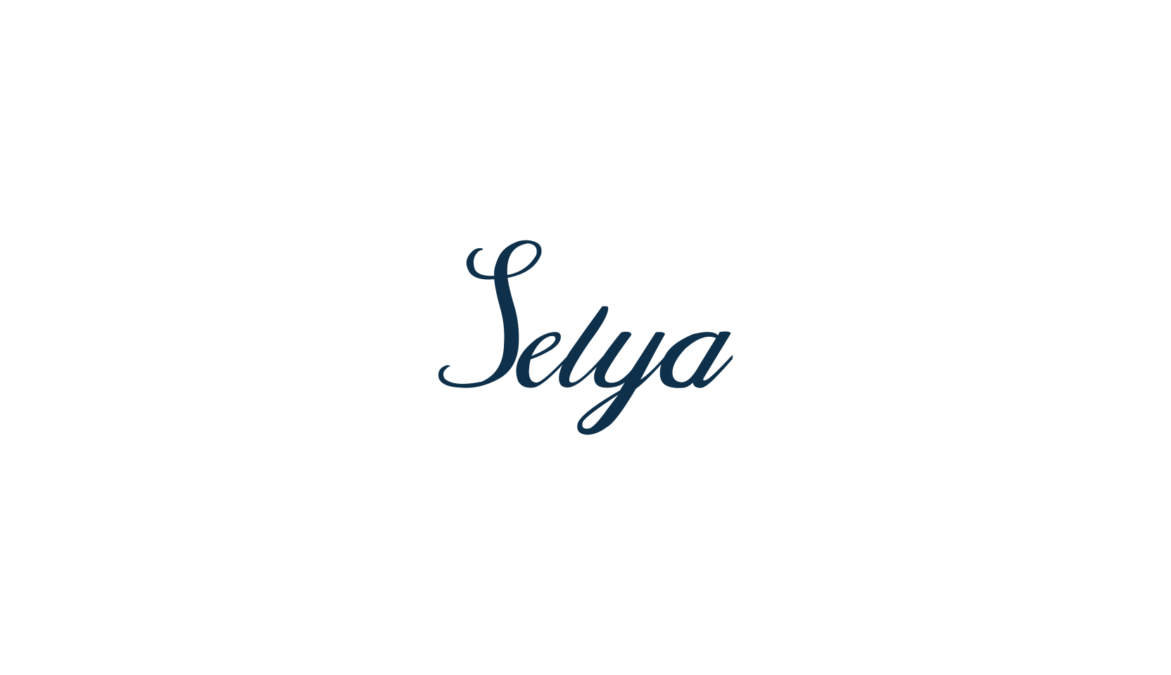 Selya, script calligraphy fancy decorative font preview