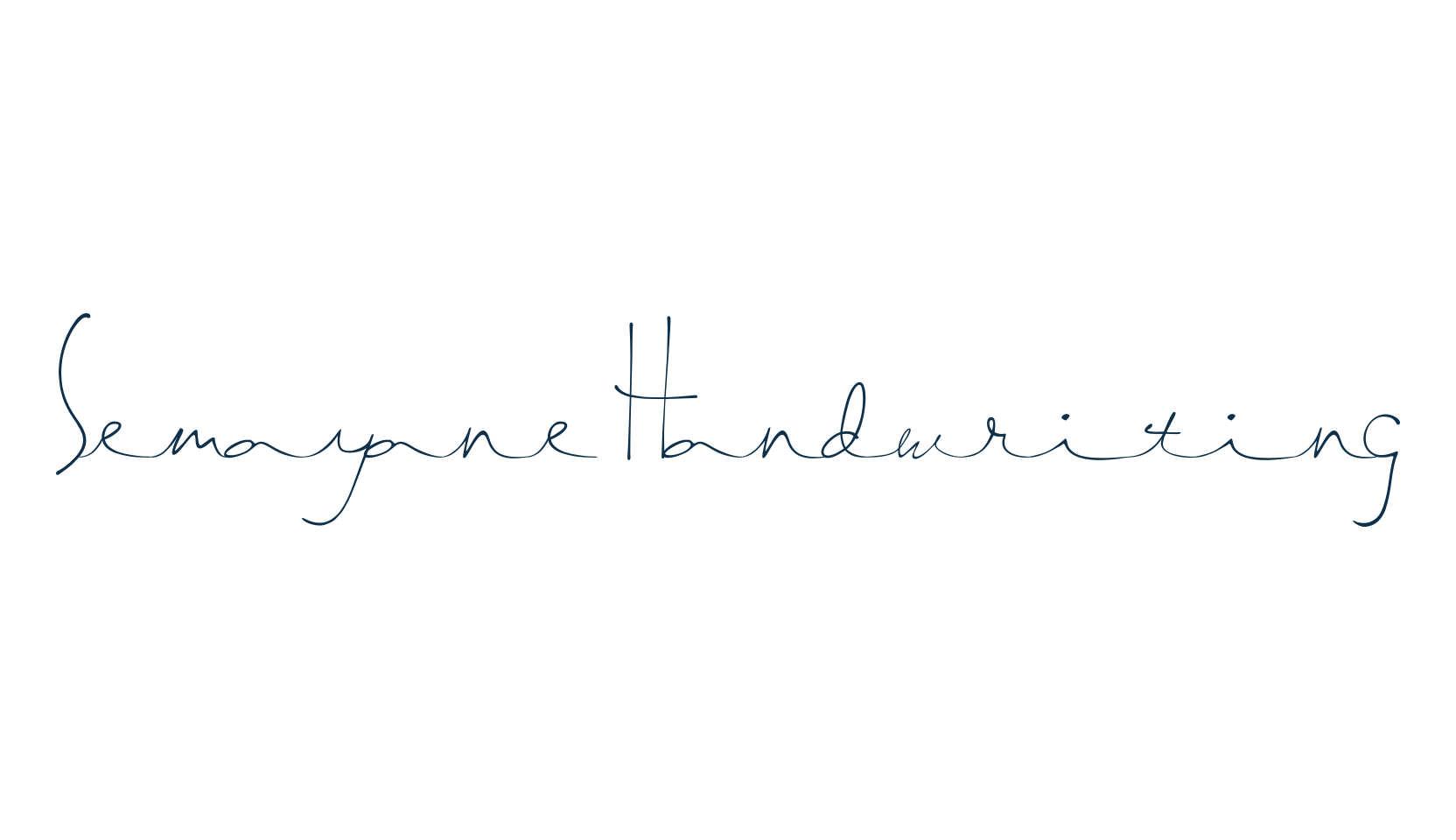 Semayane Handwriting, handwriting font preview