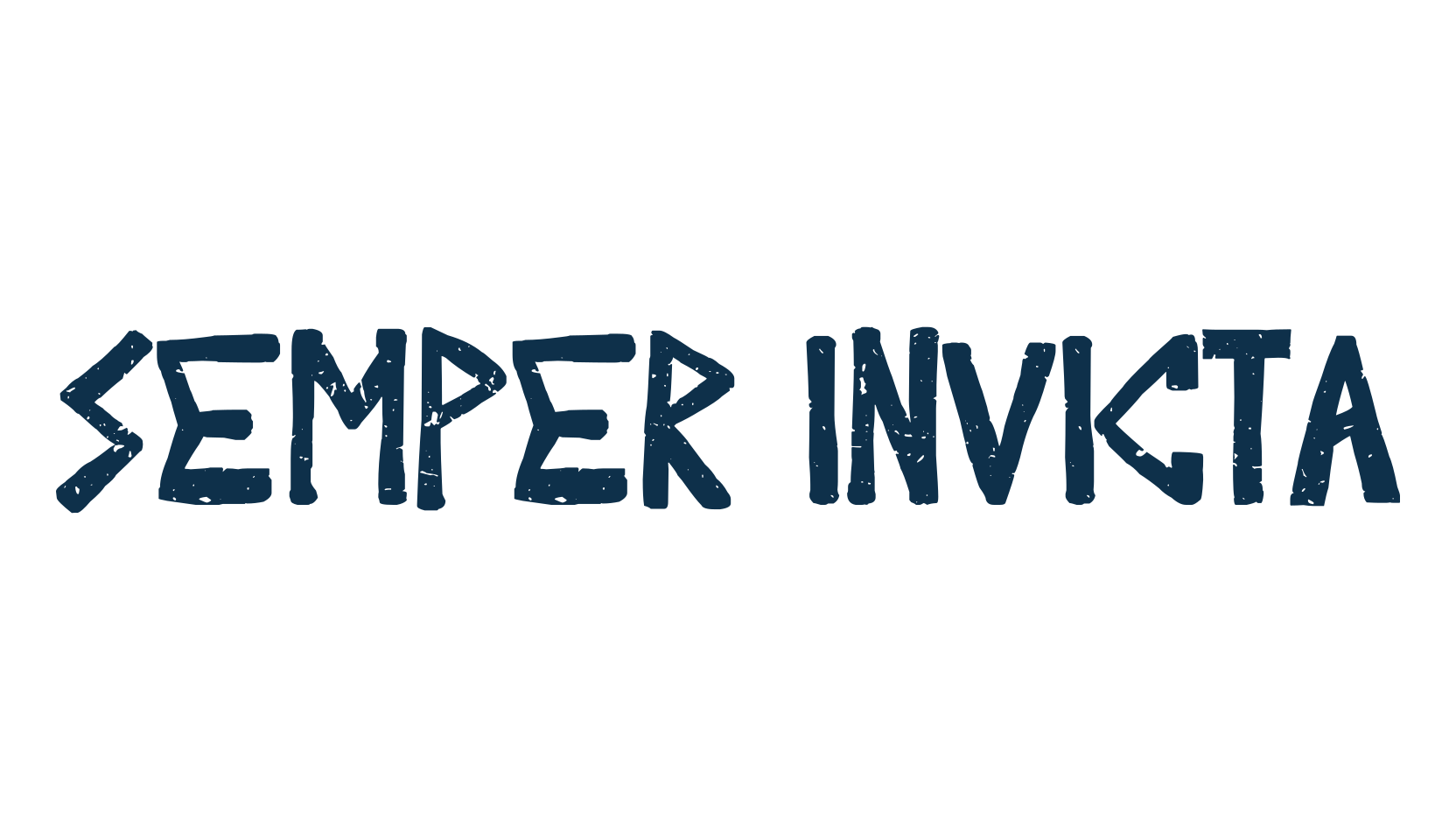 Semper Invicta, foreign look roman, greek font preview
