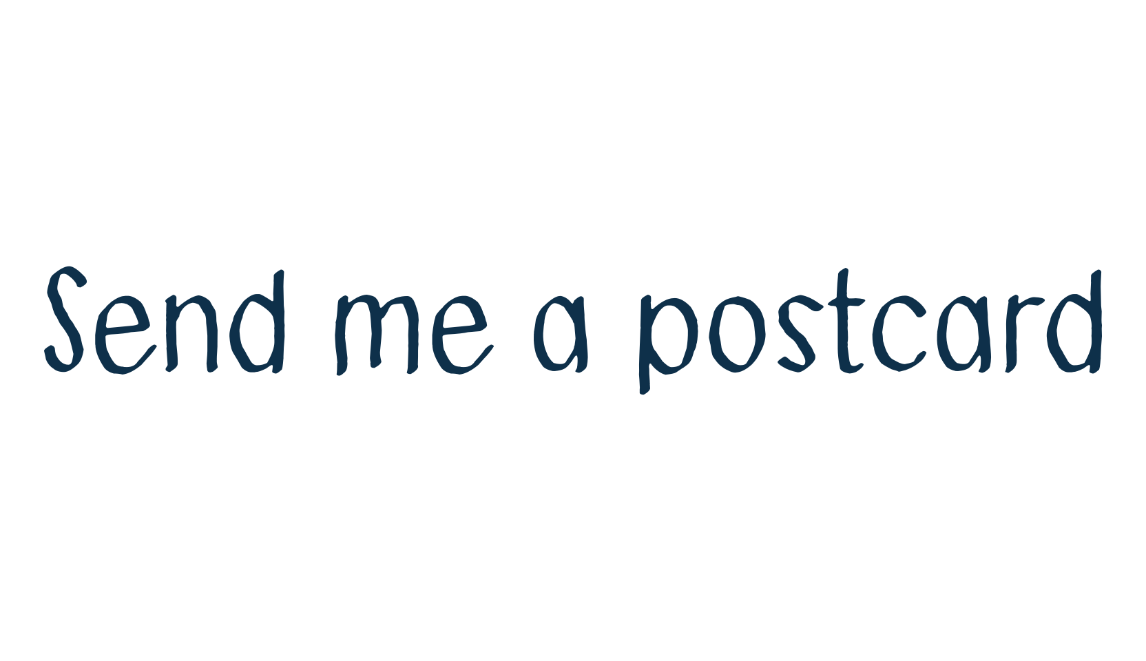 Send me a postcard, fancy various decorative script calligraphy font preview